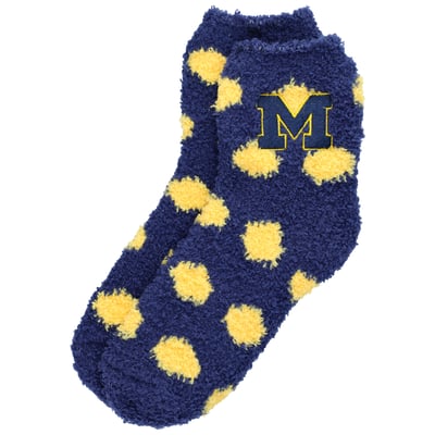 Michigan Wolverines ZooZatz Girls Youth Fuzzy Ankle Socks