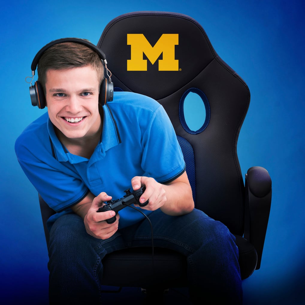 Imperial Michigan Wolverines Vision Game Chair