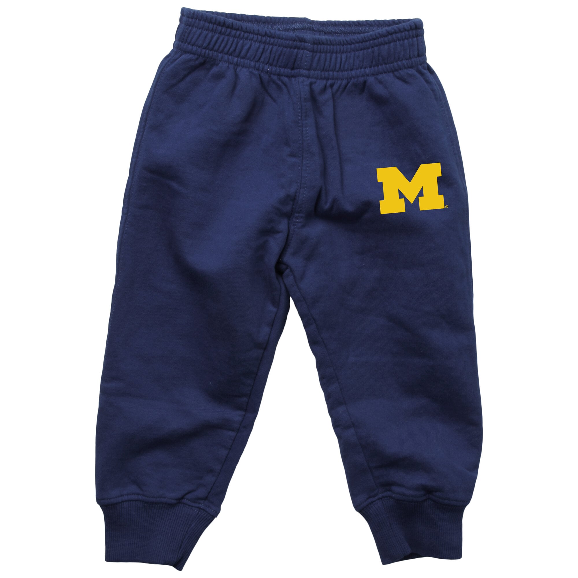 Ensemble sweat à capuche raglan et pantalon de survêtement Wes & Willy pour bébé, bleu marine, Michigan Wolverines