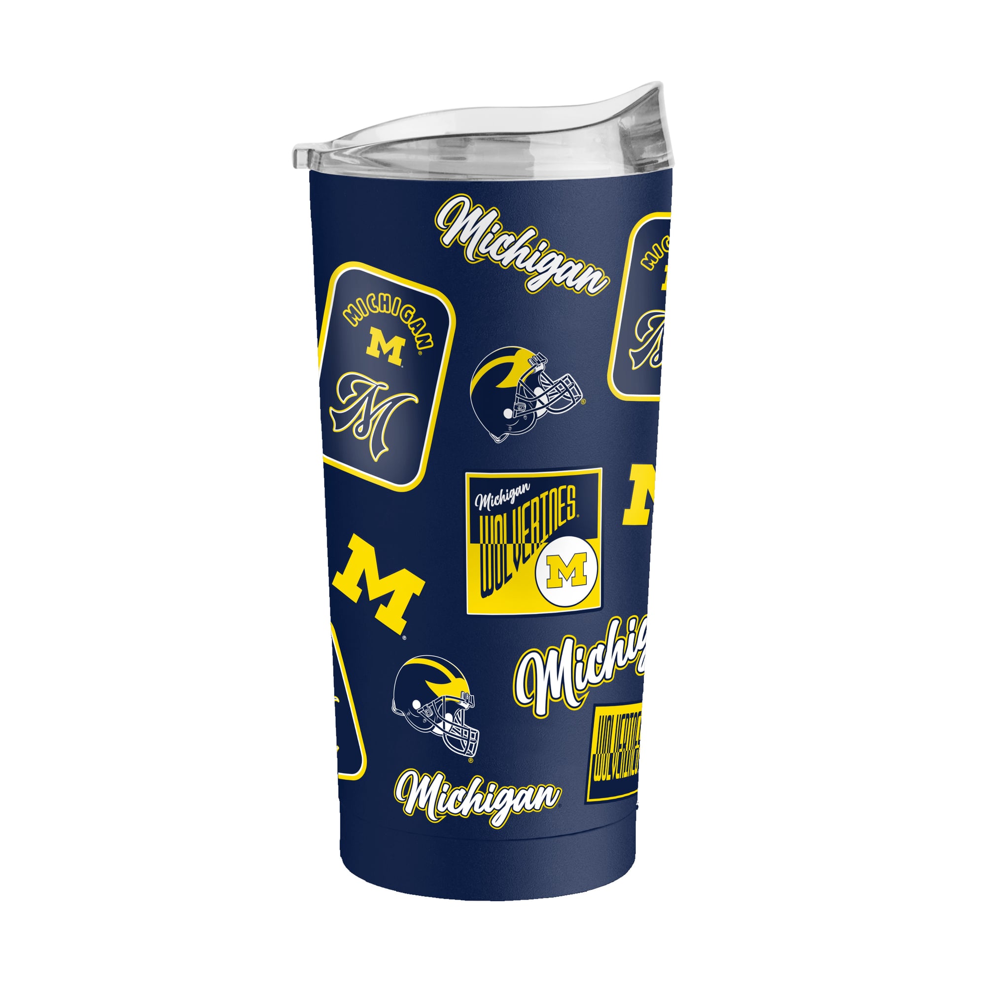 Gobelet isotherme Dreamweave de 59 cl (20 oz) à l'effigie des Michigan Wolverines, logo de la marque.