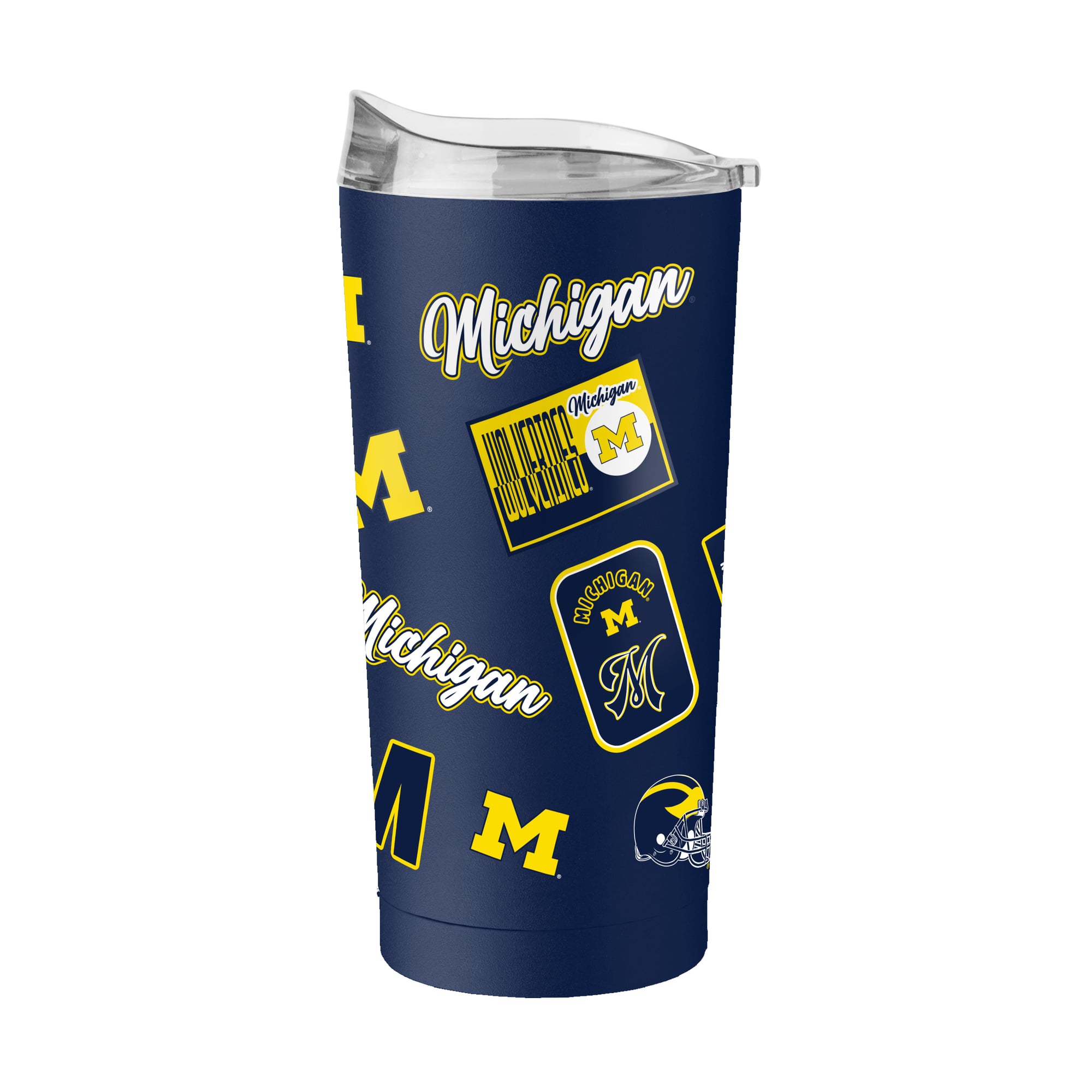 Gobelet isotherme Dreamweave de 59 cl (20 oz) à l'effigie des Michigan Wolverines, logo de la marque.