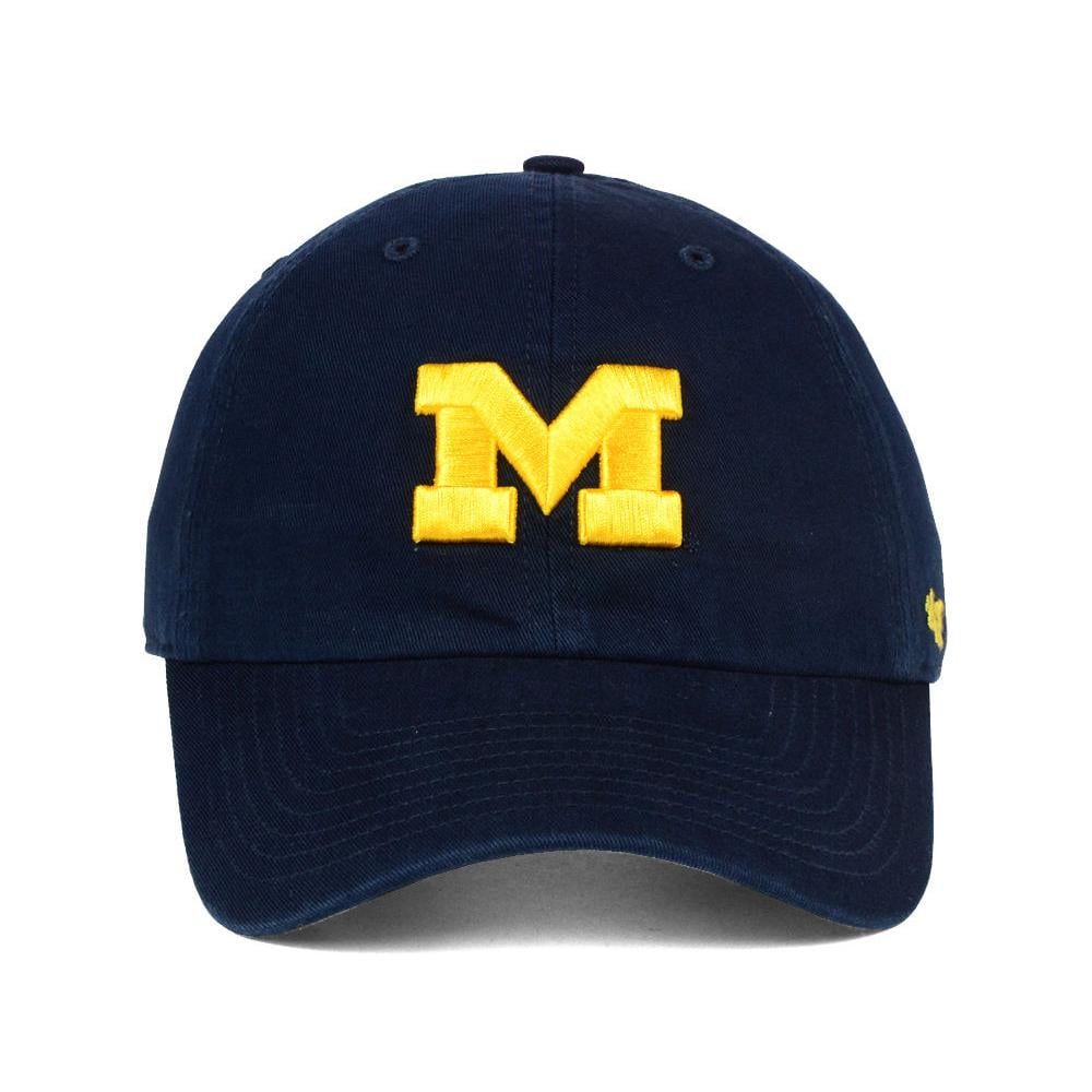 Casquette ajustable '47 Navy Michigan Wolverines Clean Up pour hommes