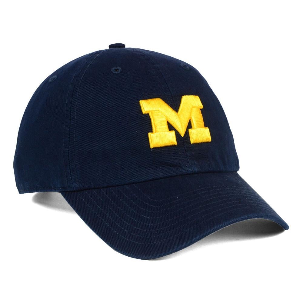 Casquette ajustable '47 Navy Michigan Wolverines Clean Up pour hommes