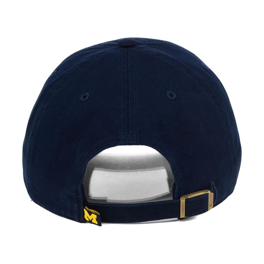 Casquette ajustable '47 Navy Michigan Wolverines Clean Up pour hommes