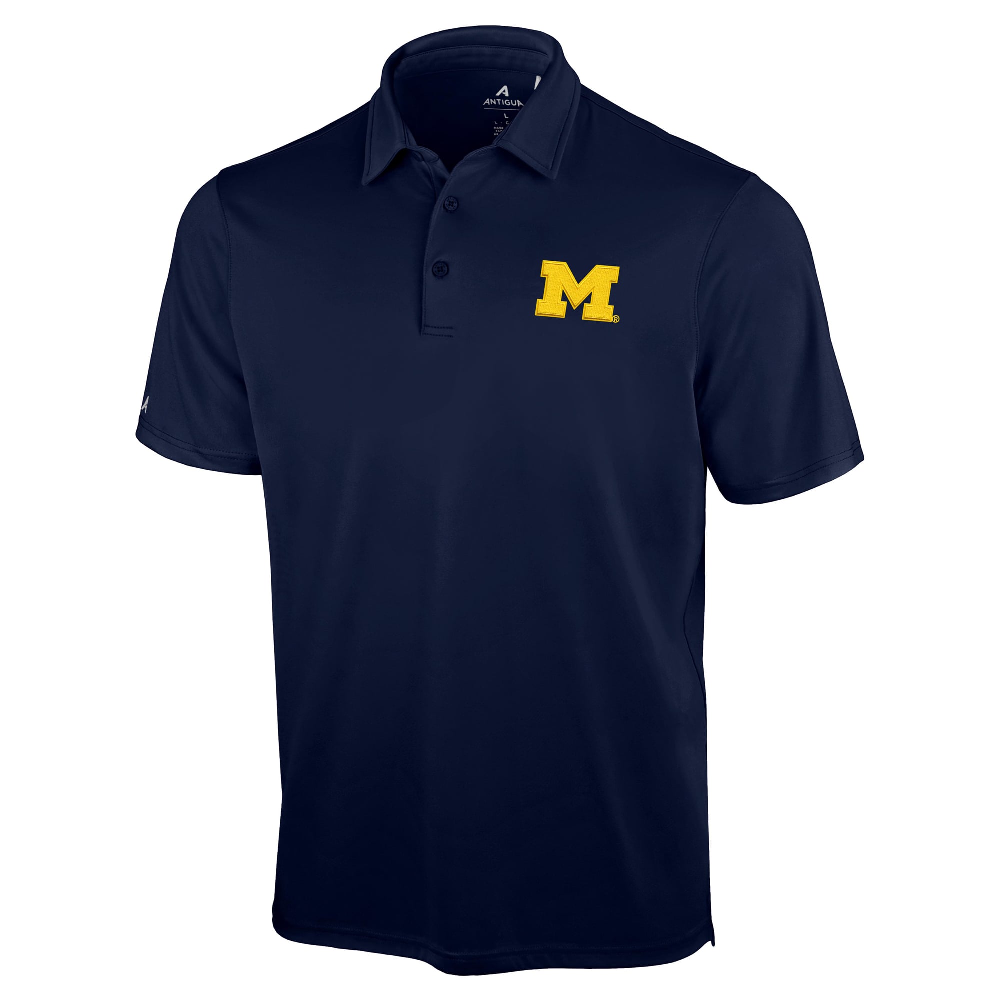 Polo Antigua Navy Michigan Wolverines Unshakeable Solid pour homme