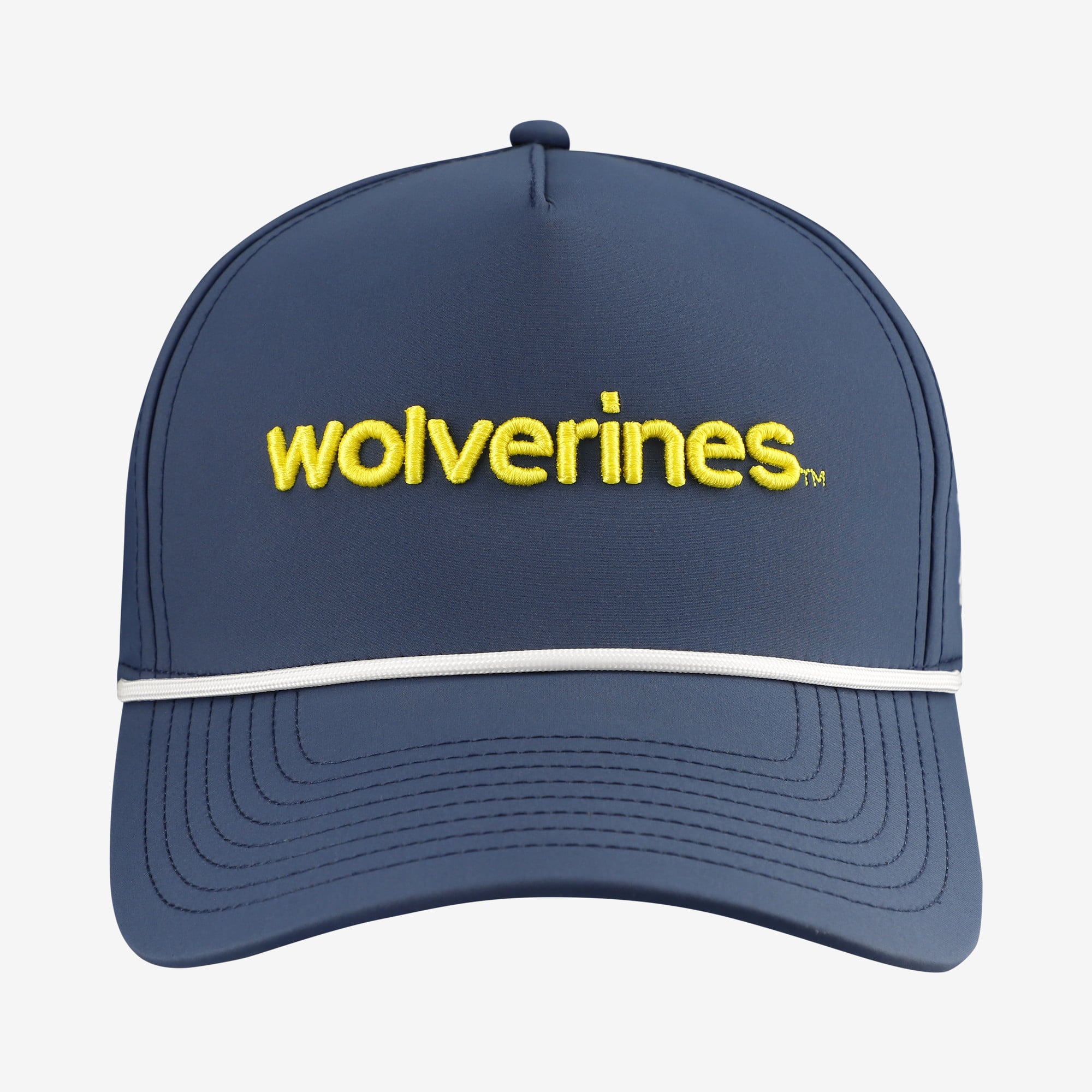 Men's Branded Bills  Navy Michigan Wolverines Statement Adjustable Rope Hat