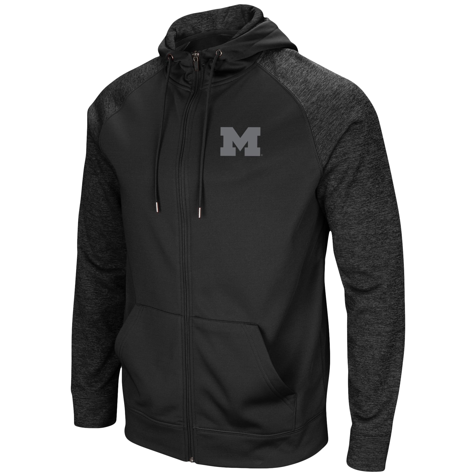 Men's Colosseum Black Michigan Wolverines Blackout 3.0 Tonal