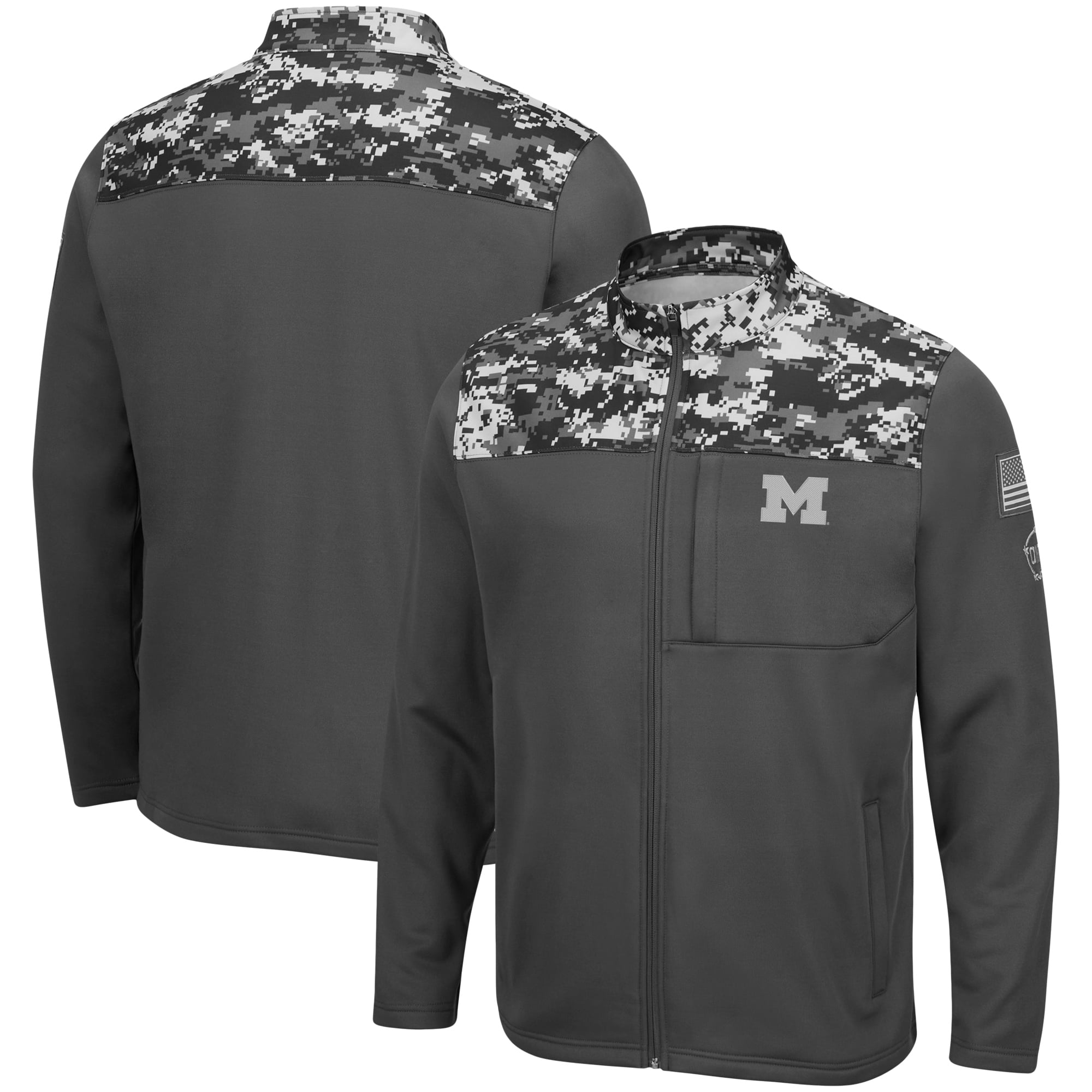 Men's Colosseum Charcoal Michigan Wolverines OHT Military