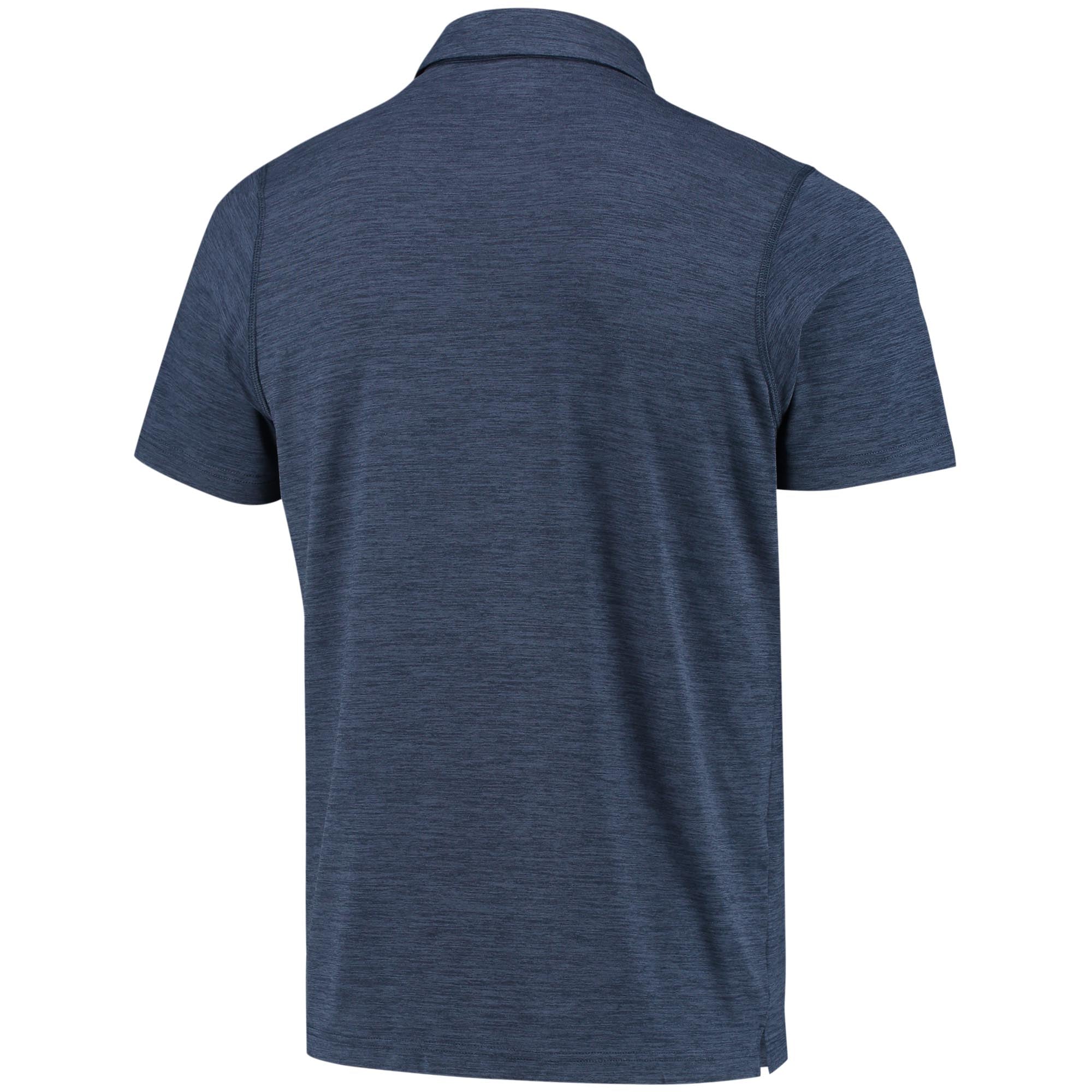 Polo Columbia bleu marine Michigan Wolverines Trail Omni-Shade pour homme