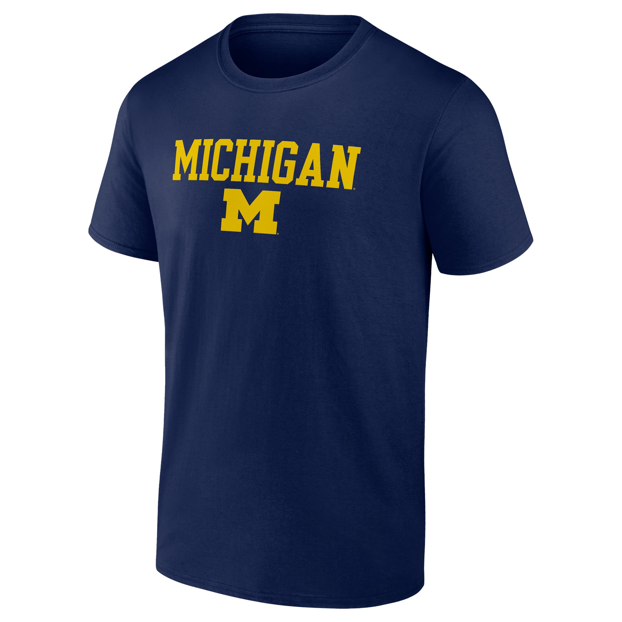 Men's Fanatics Navy Michigan Wolverines Game Day 2-Hit T-Shirt