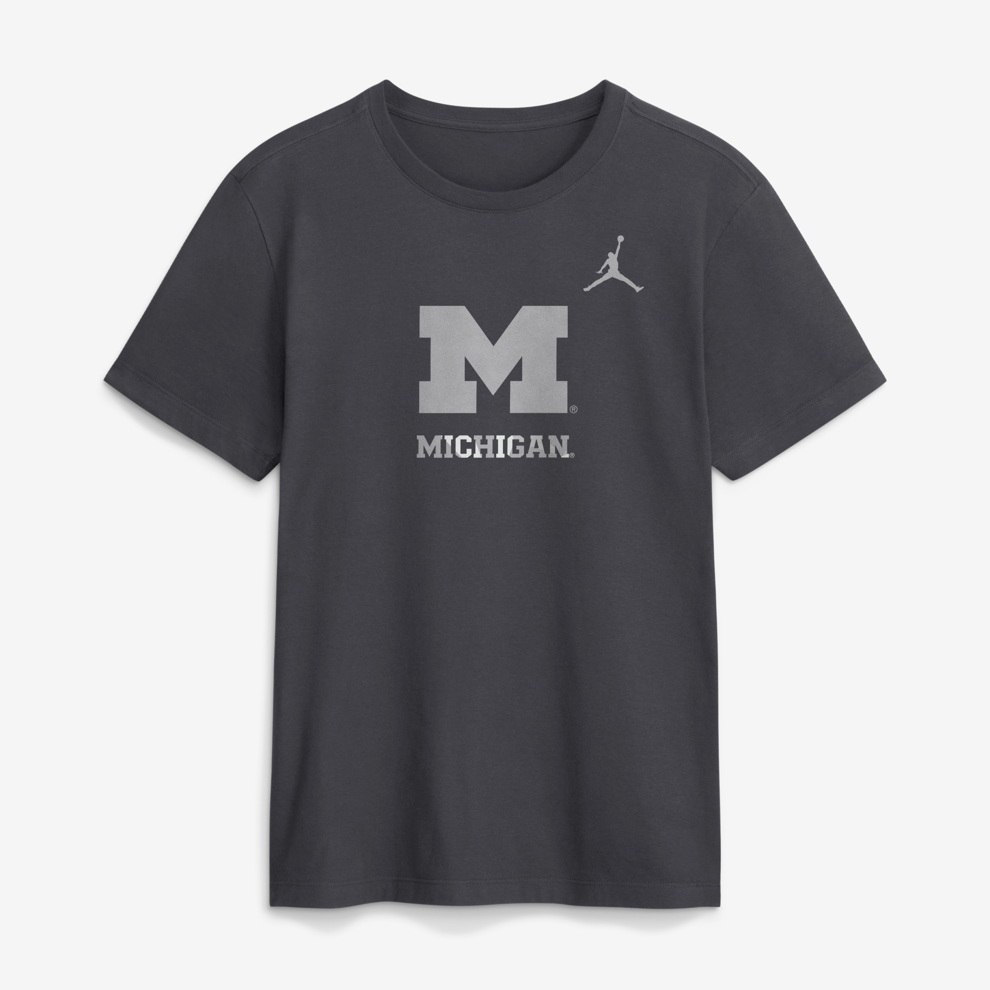 T-shirt Jordan Brand anthracite Michigan Wolverines Pack pour homme