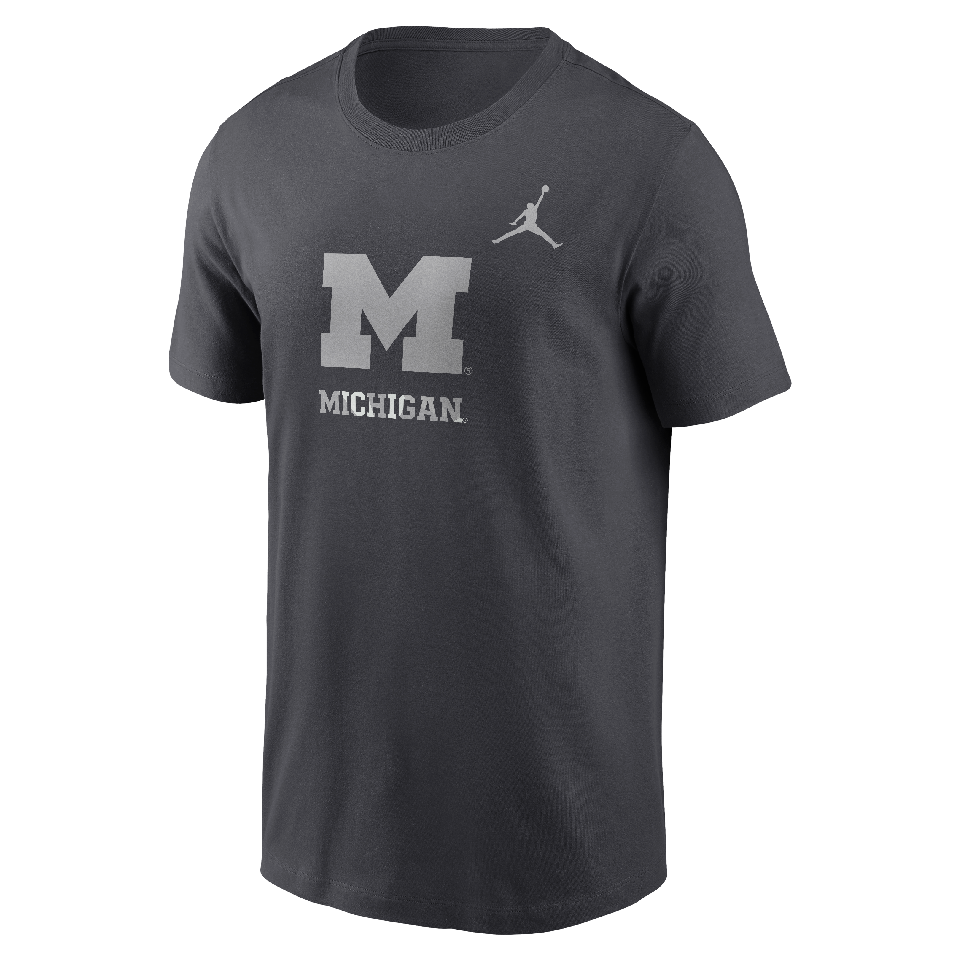 T-shirt Jordan Brand anthracite Michigan Wolverines Pack pour homme