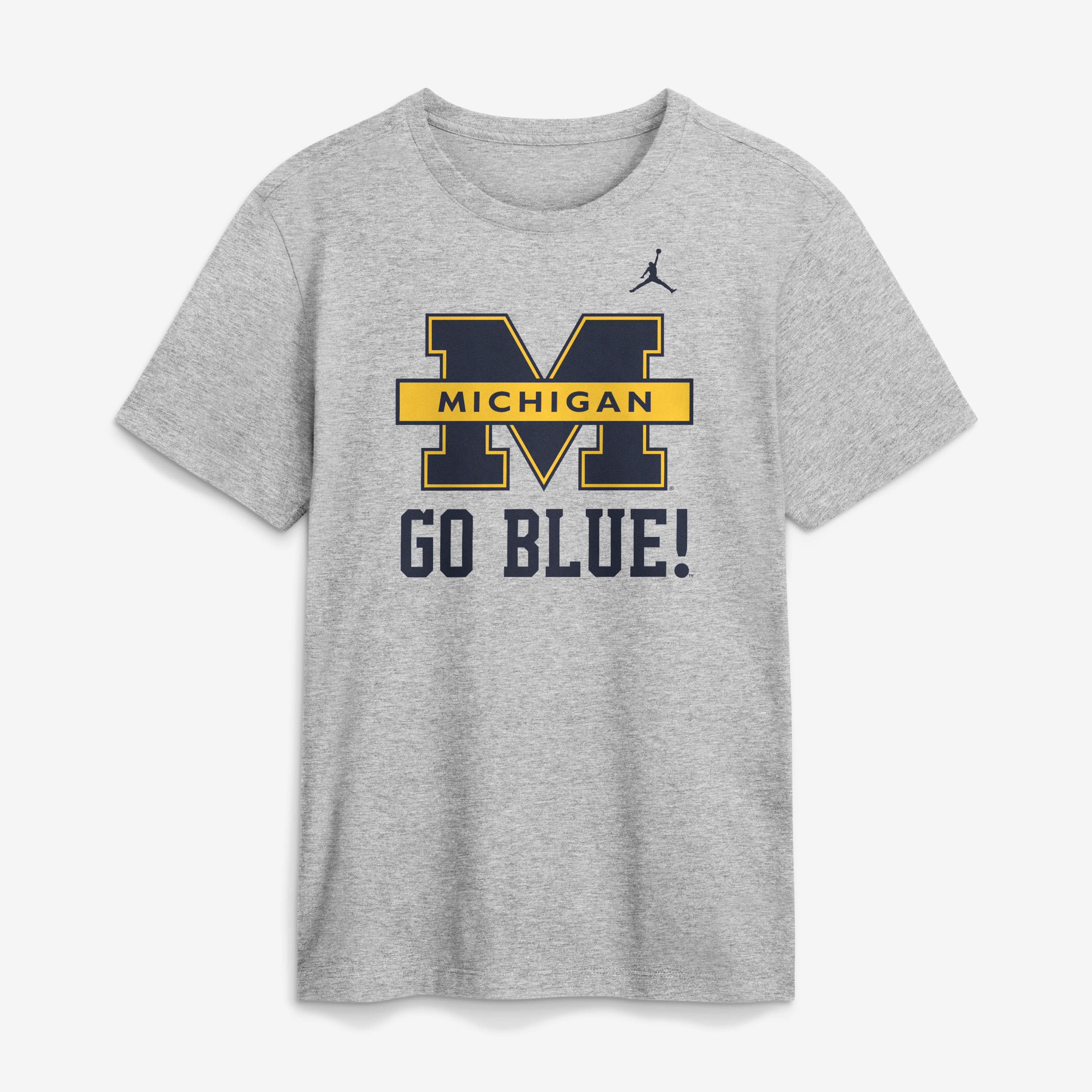 Men's Jordan Brand Navy Michigan Wolverines Primetime Logo Mantra T-Shirt