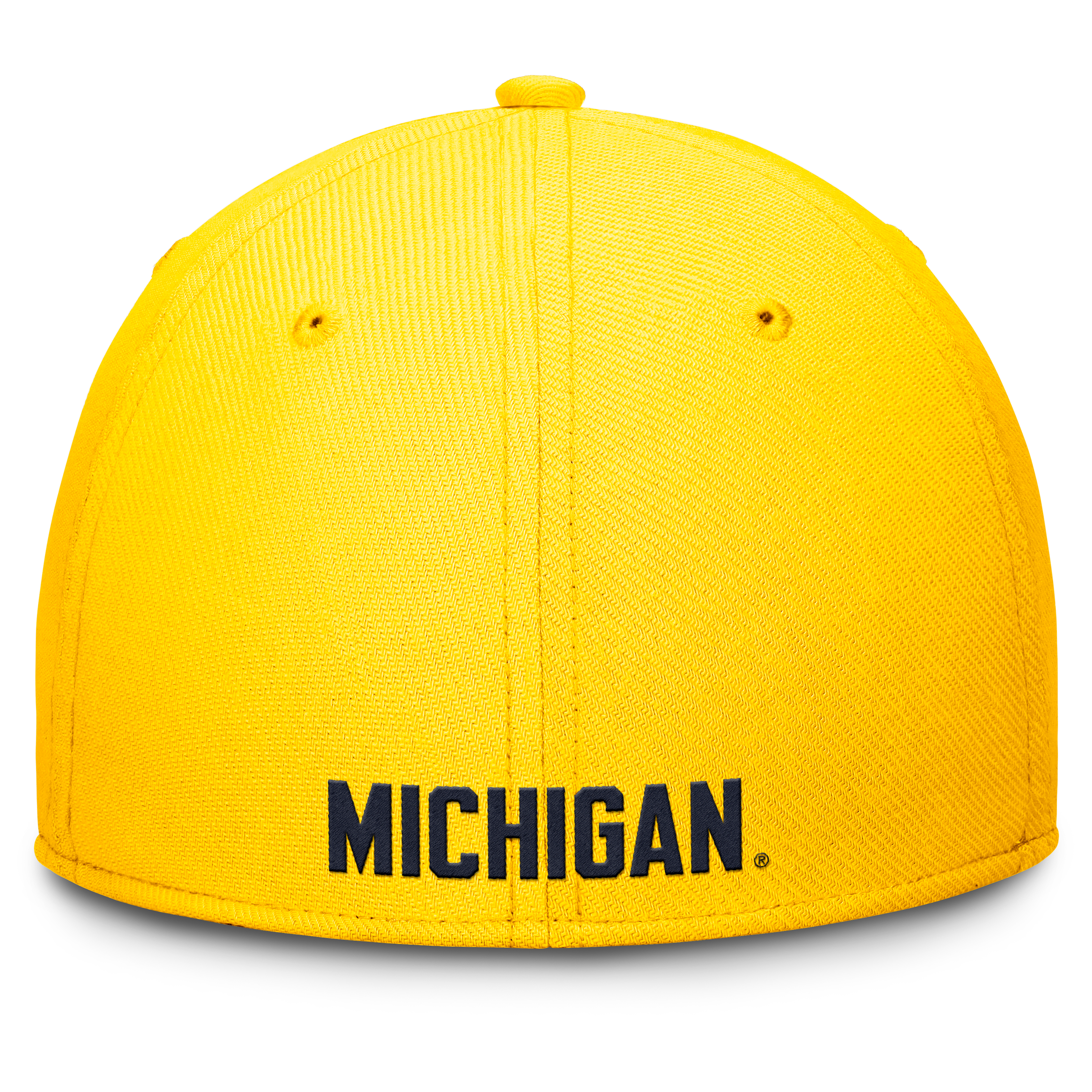 Men's Jordan Brand Navy Michigan Wolverines Rise SwooshFlex Dri-FIT Hat