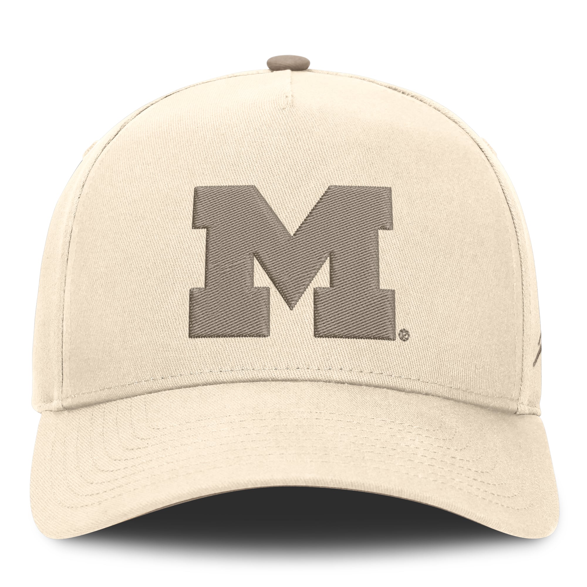 Casquette ajustable Jordan Brand Natural Michigan Wolverines Rise pour homme