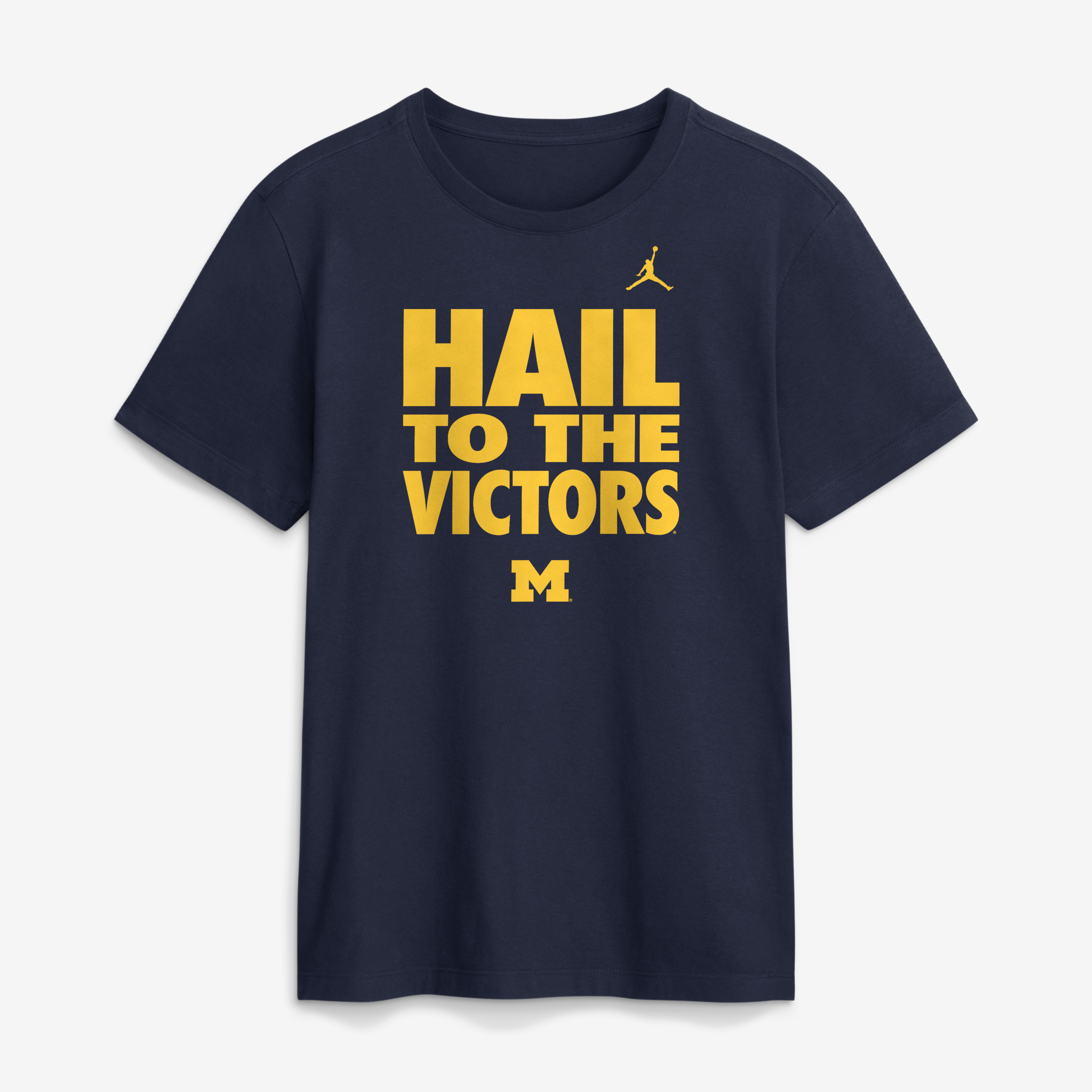 T-shirt Jordan Brand Navy Michigan Wolverines 2026 Sideline Dri-FIT pour homme
