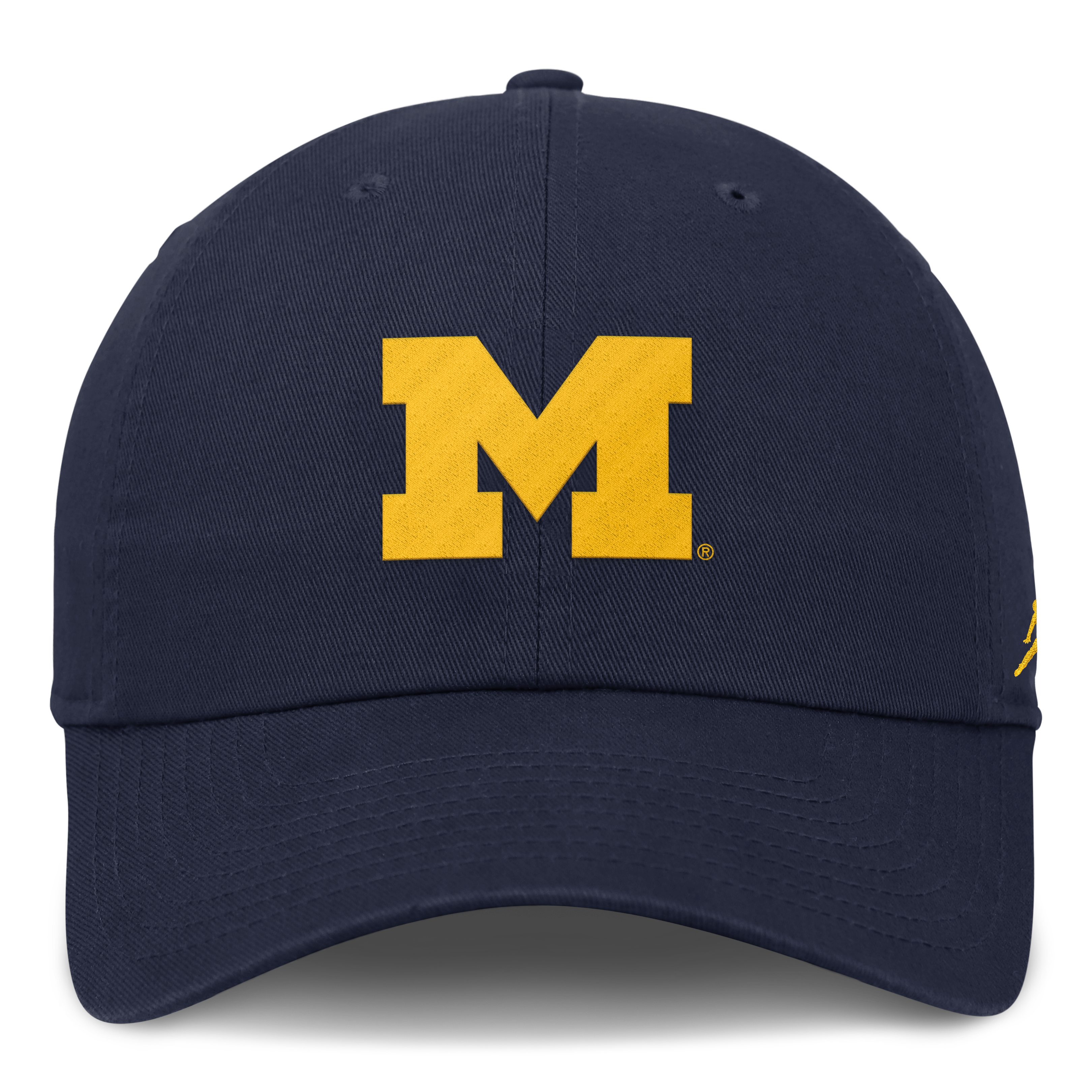 Casquette ajustable Jordan Brand Michigan Wolverines Club Dri-FIT bleu marine pour homme
