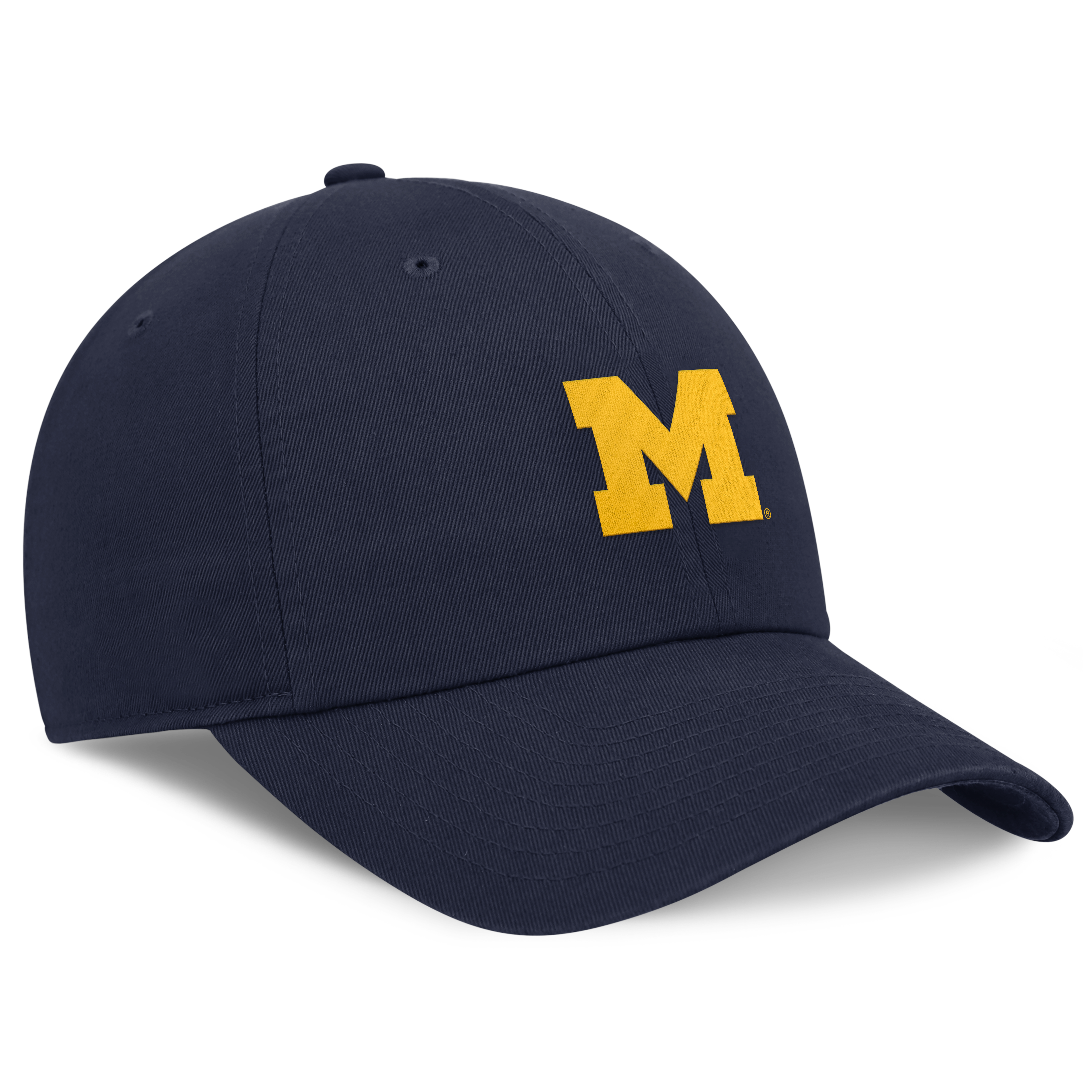 Casquette ajustable Jordan Brand Michigan Wolverines Club Dri-FIT bleu marine pour homme