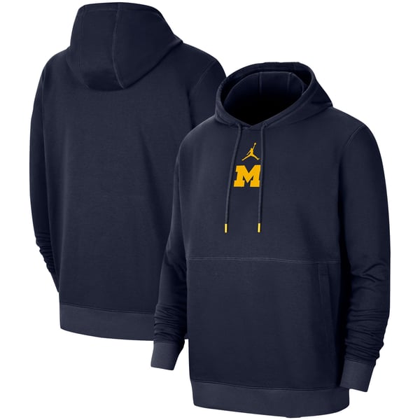 Michigan Wolverines Football Charge Hoodie – Navy, Unisex, Officially Licensed