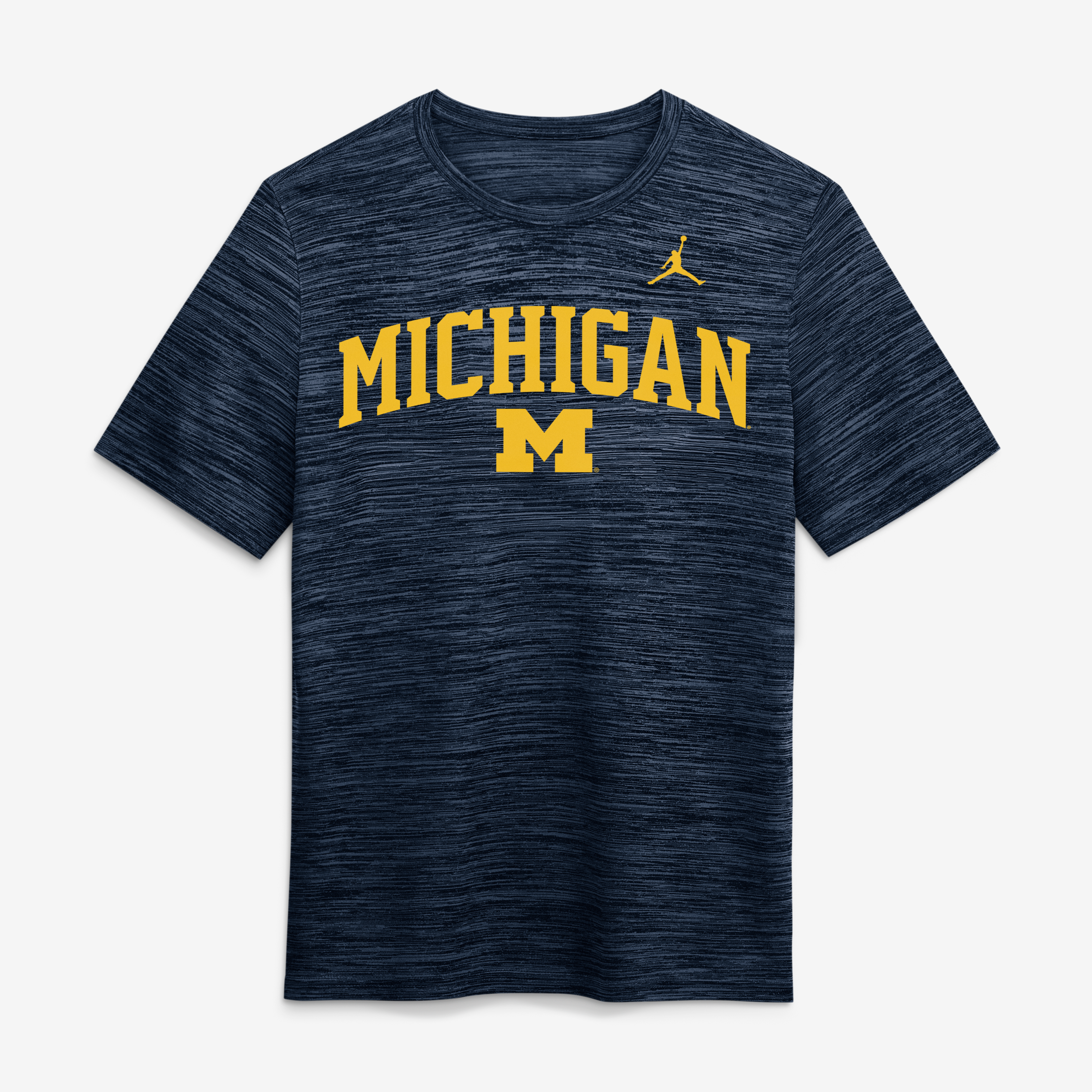 Men's Jordan Brand Navy Michigan Wolverines Primetime Arch Logo Velocity Dri-FIT T-Shirt