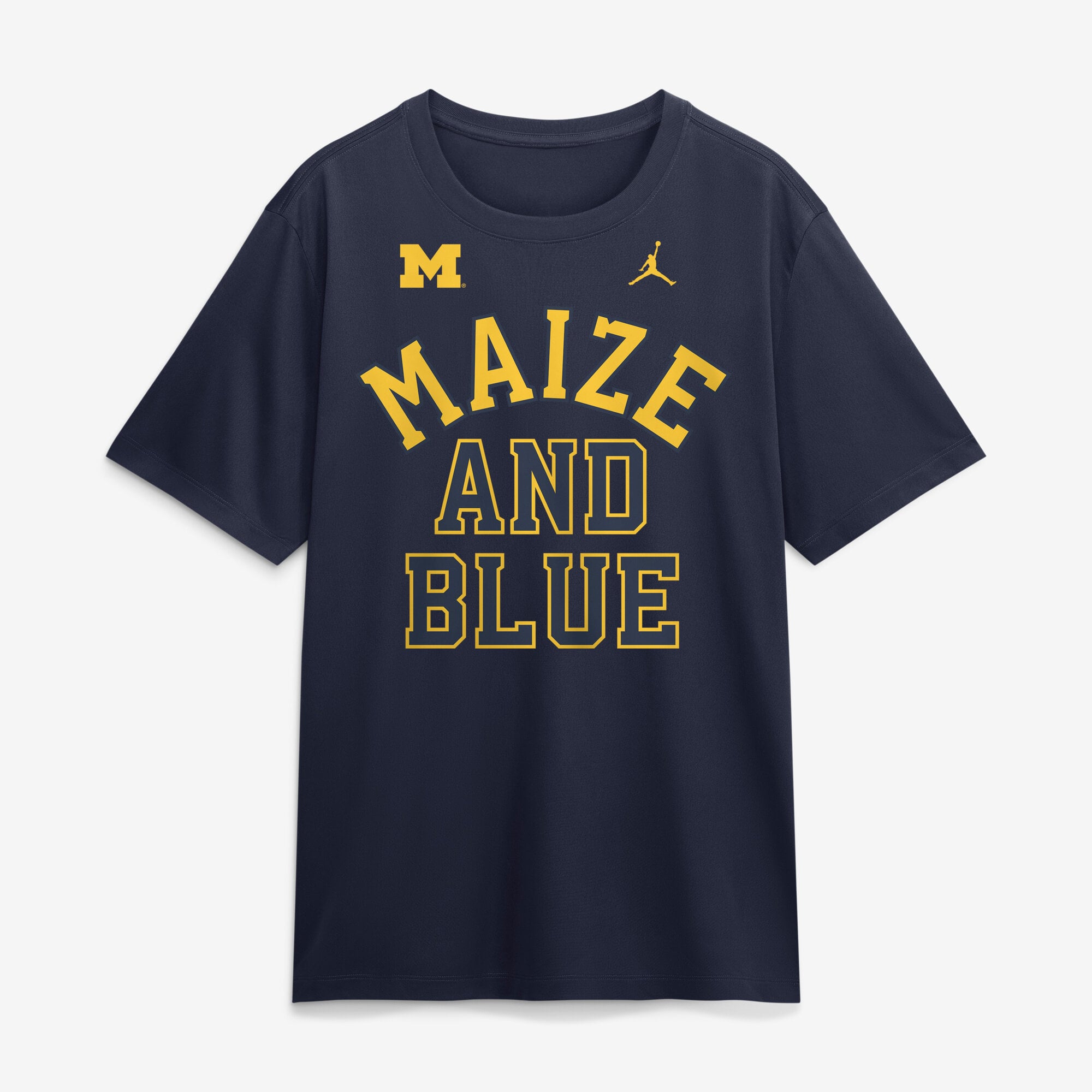 Men's Jordan Brand  Navy Michigan Wolverines Primetime Arch Mantra Legend Dri-FIT T-Shirt