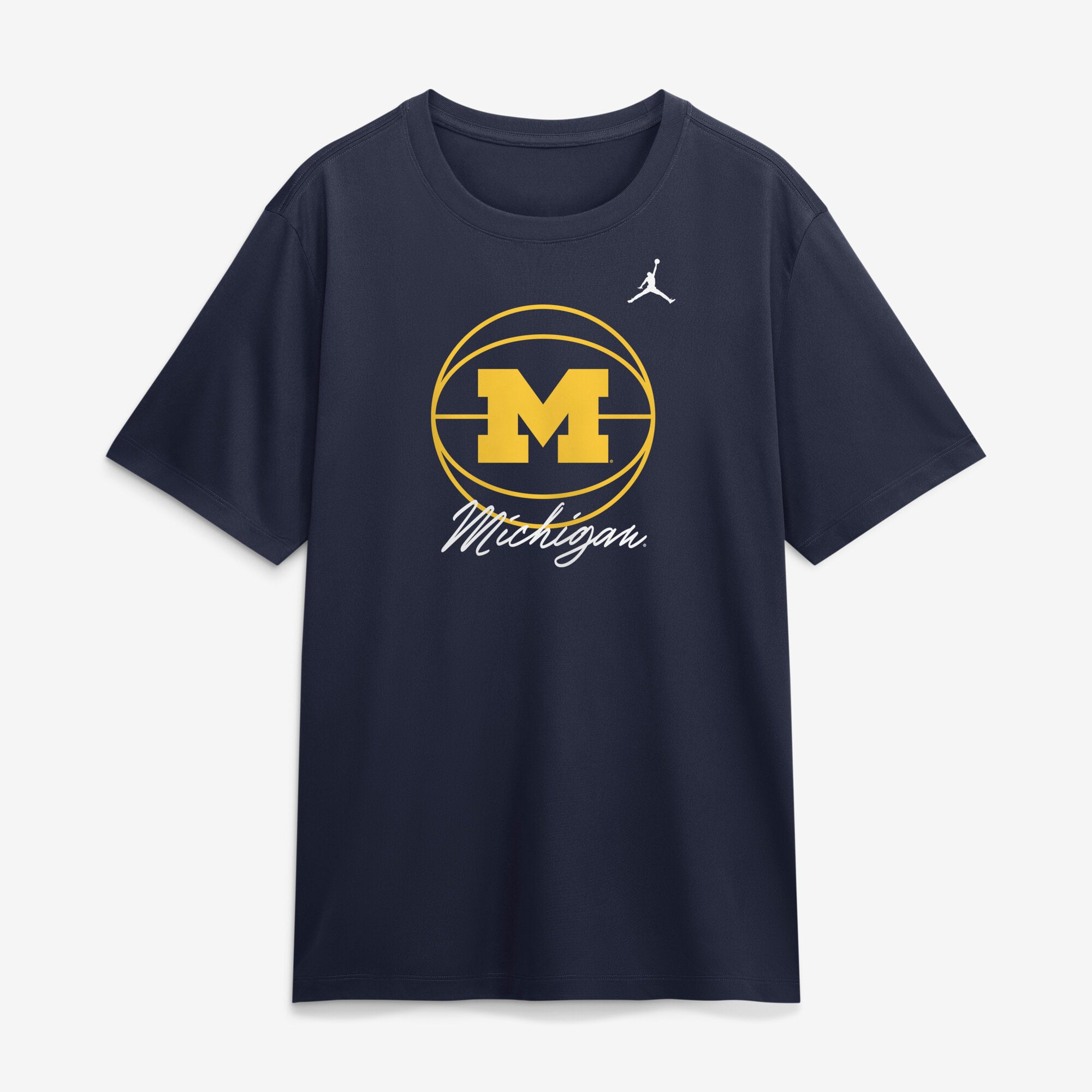 Men's Jordan Brand  Navy Michigan Wolverines Primetime Basketball Icon Legend Dri-FIT T-Shirt