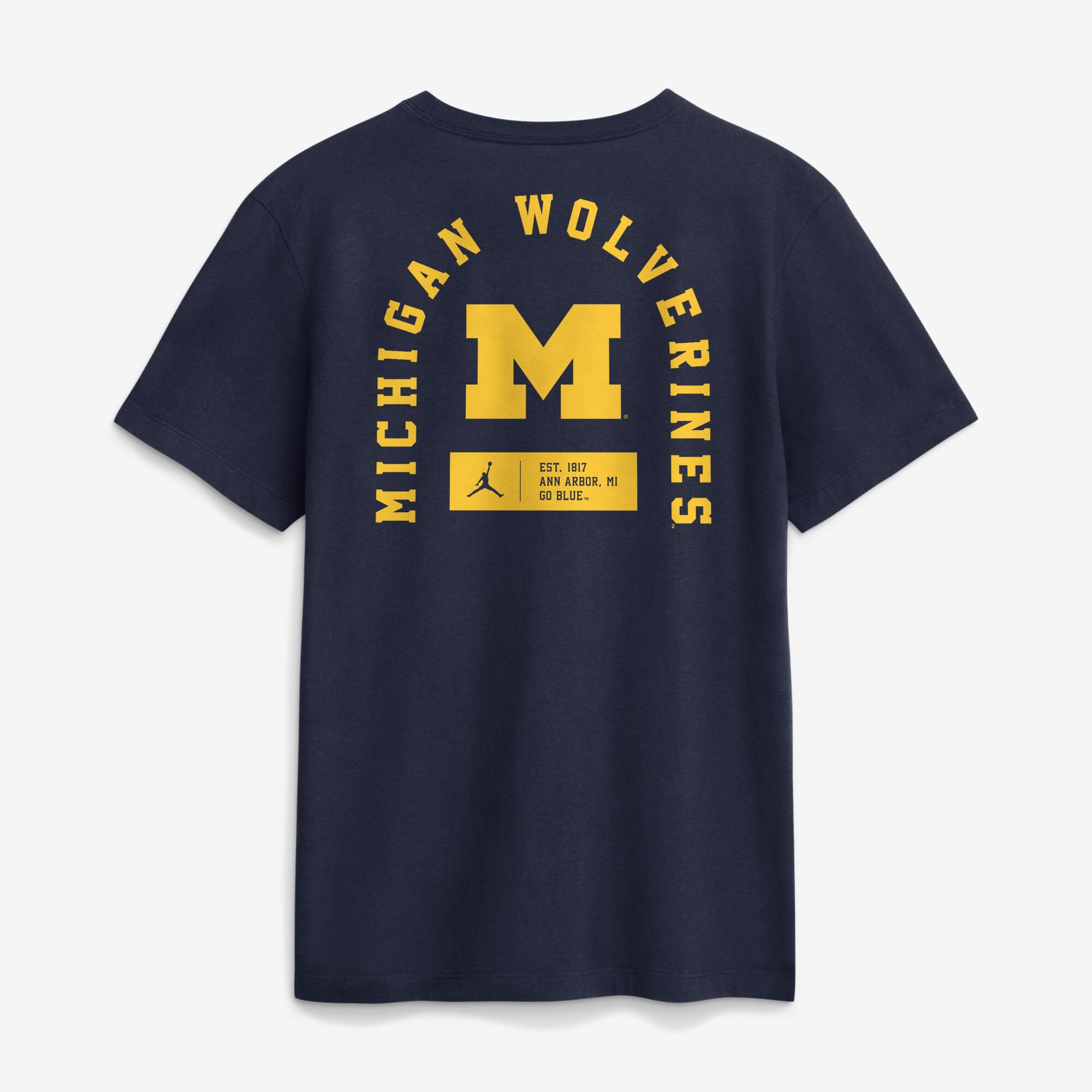 Men's Jordan Brand Navy Michigan Wolverines Primetime Crew T-Shirt