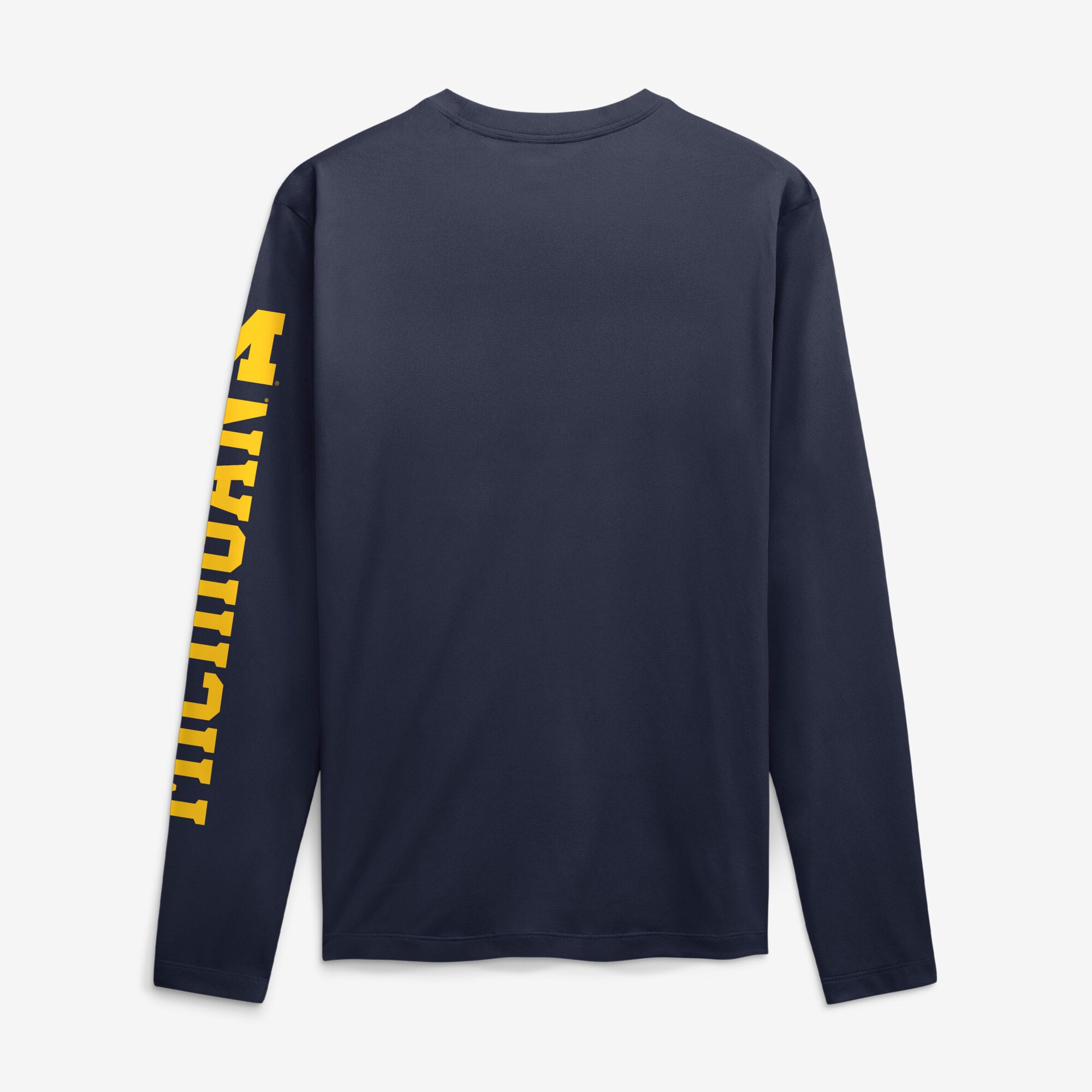 Men's Jordan Brand Navy Michigan Wolverines Primetime Logo Sleeve Legend Dri-FIT Long T-Shirt