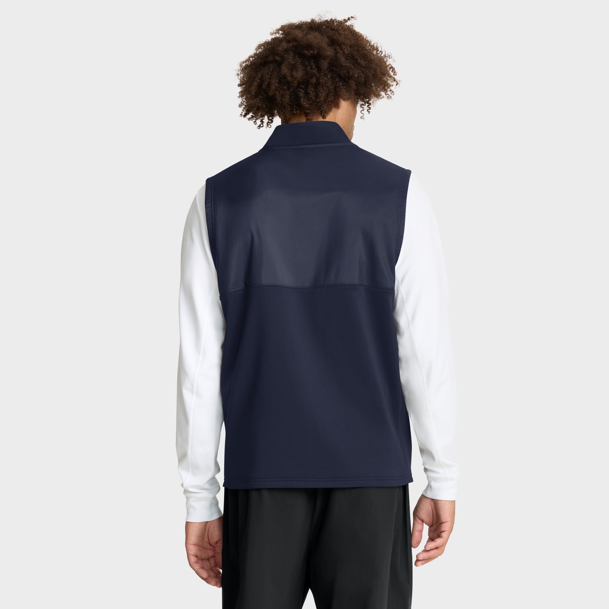 Men's Jordan Brand White Michigan Wolverines Primetime Victory Therma-FIT Full-Zip Vest