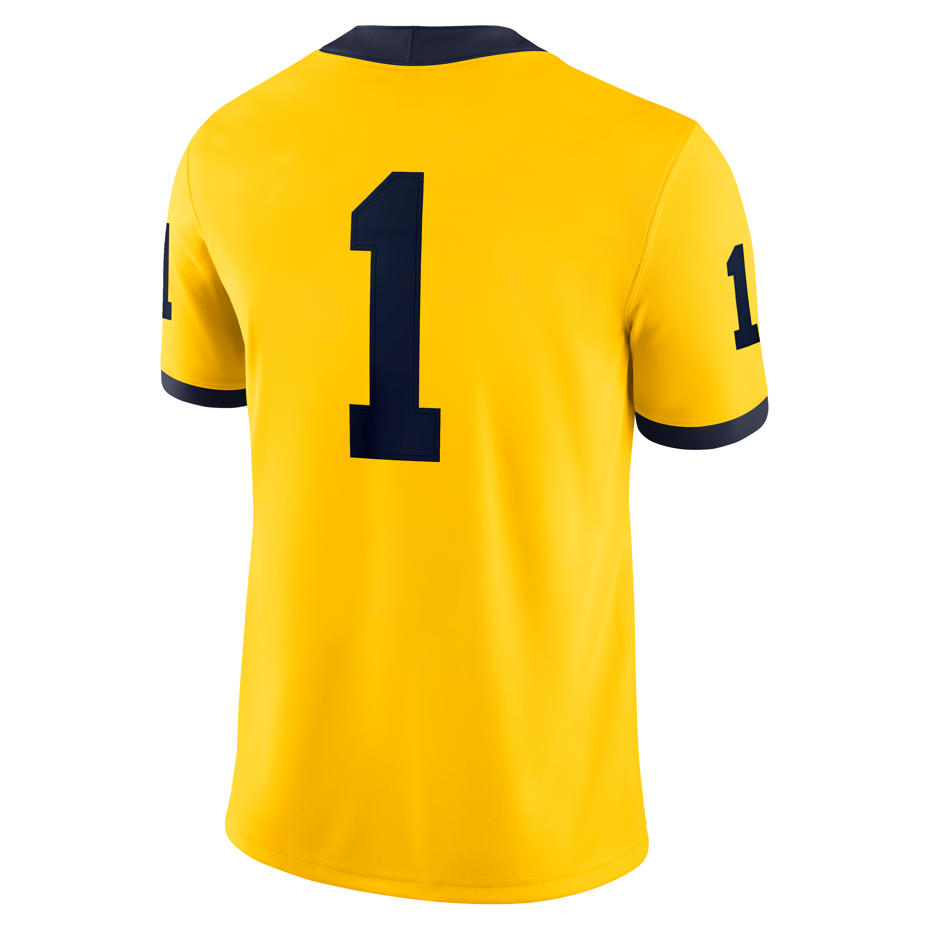 Maillot de football américain alternatif Jordan Brand n° 1 Maize Michigan Wolverines pour homme