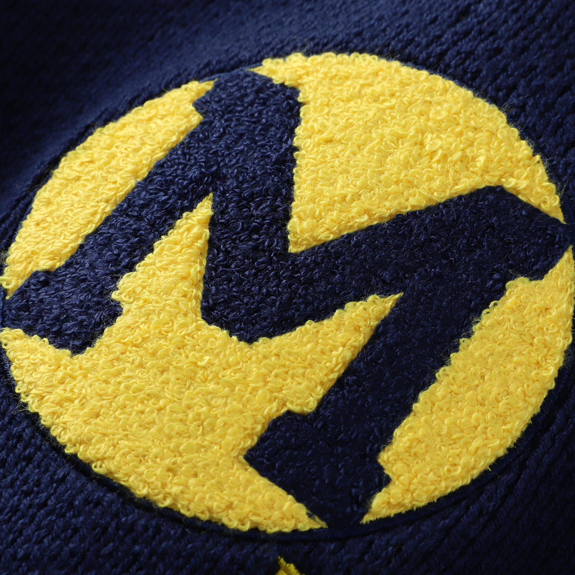 Men's Mitchell & Ness Navy Michigan Wolverines Head Coach Sweater