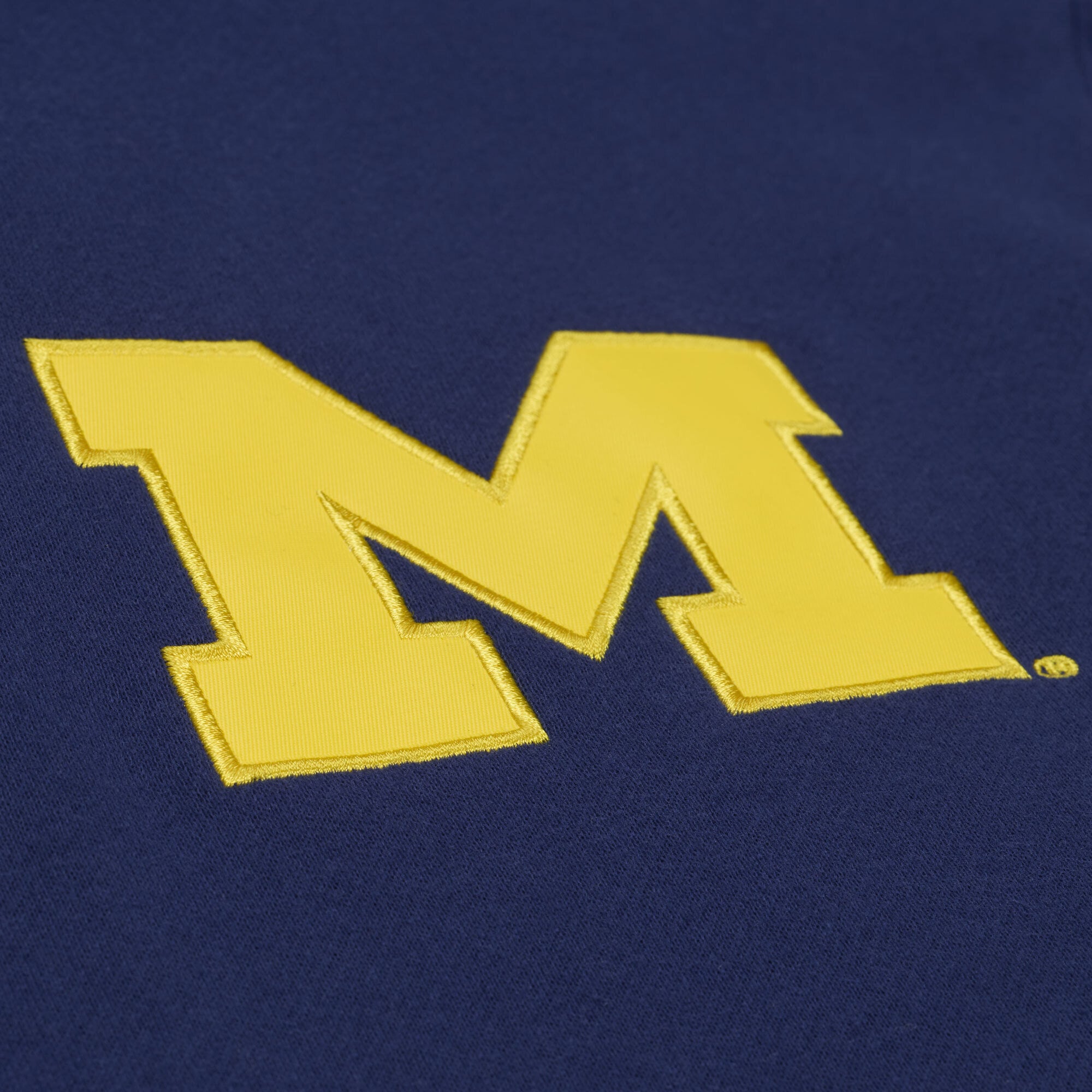 Sweat à capuche en polaire Mitchell & Ness bleu marine Michigan Wolverines triple motif carreaux pour homme