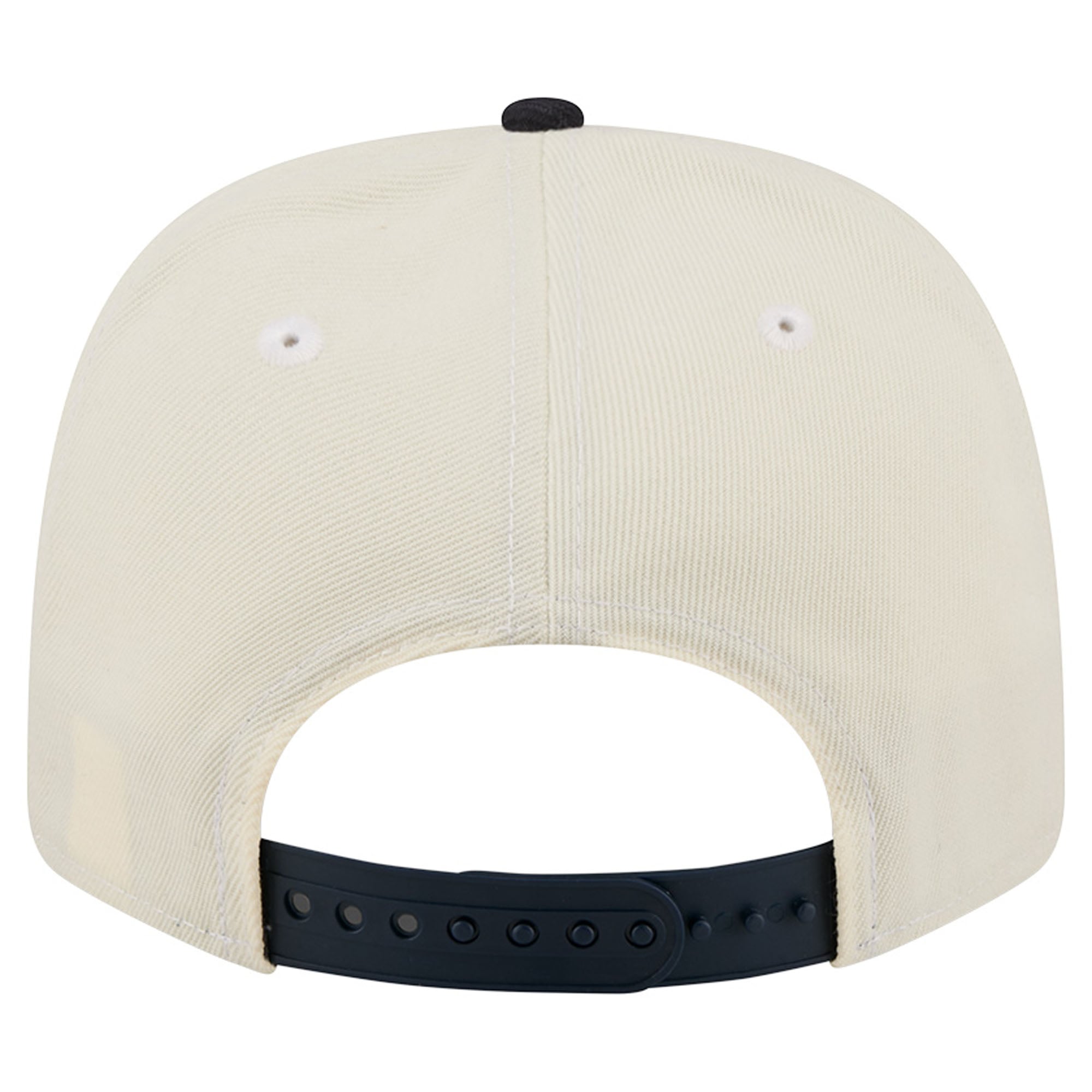 Men's New Era Cream/Navy Michigan Wolverines America's 250th 9SEVENTY Adjustable Hat