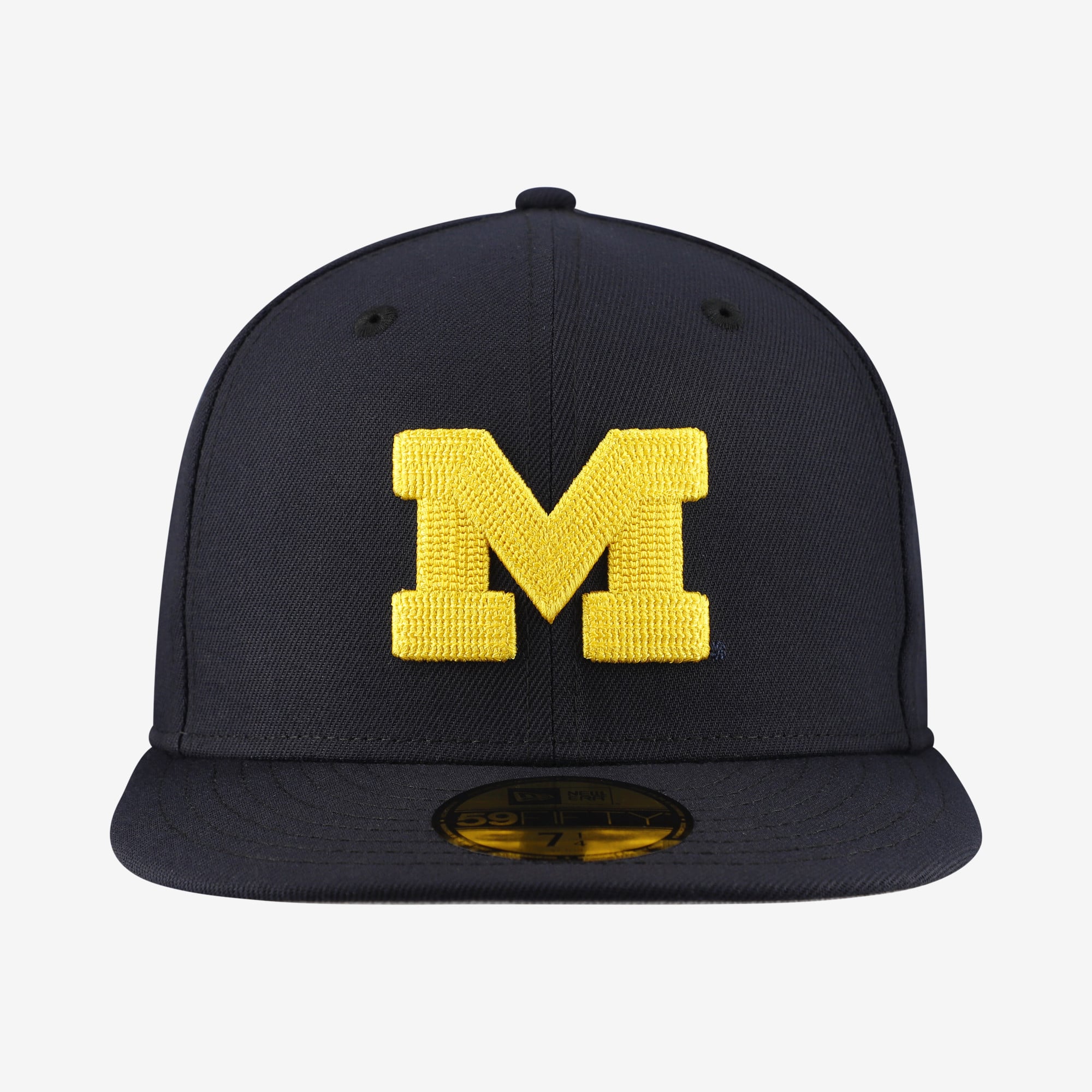 Men's New Era Navy Michigan Wolverines Core 59FIFTY Fitted Hat