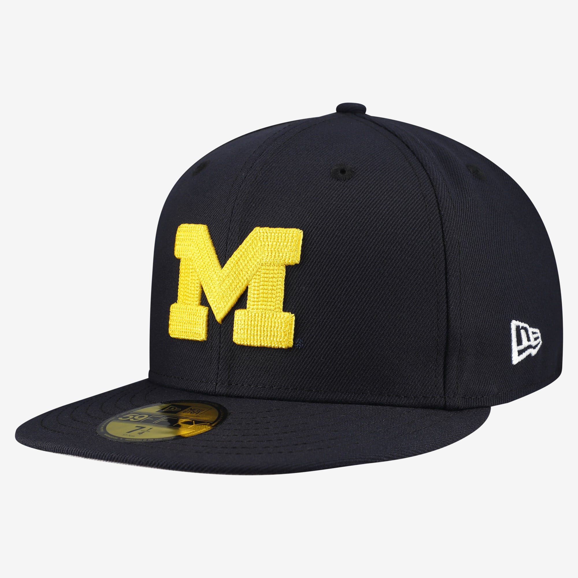 Men's New Era Navy Michigan Wolverines Core 59FIFTY Fitted Hat