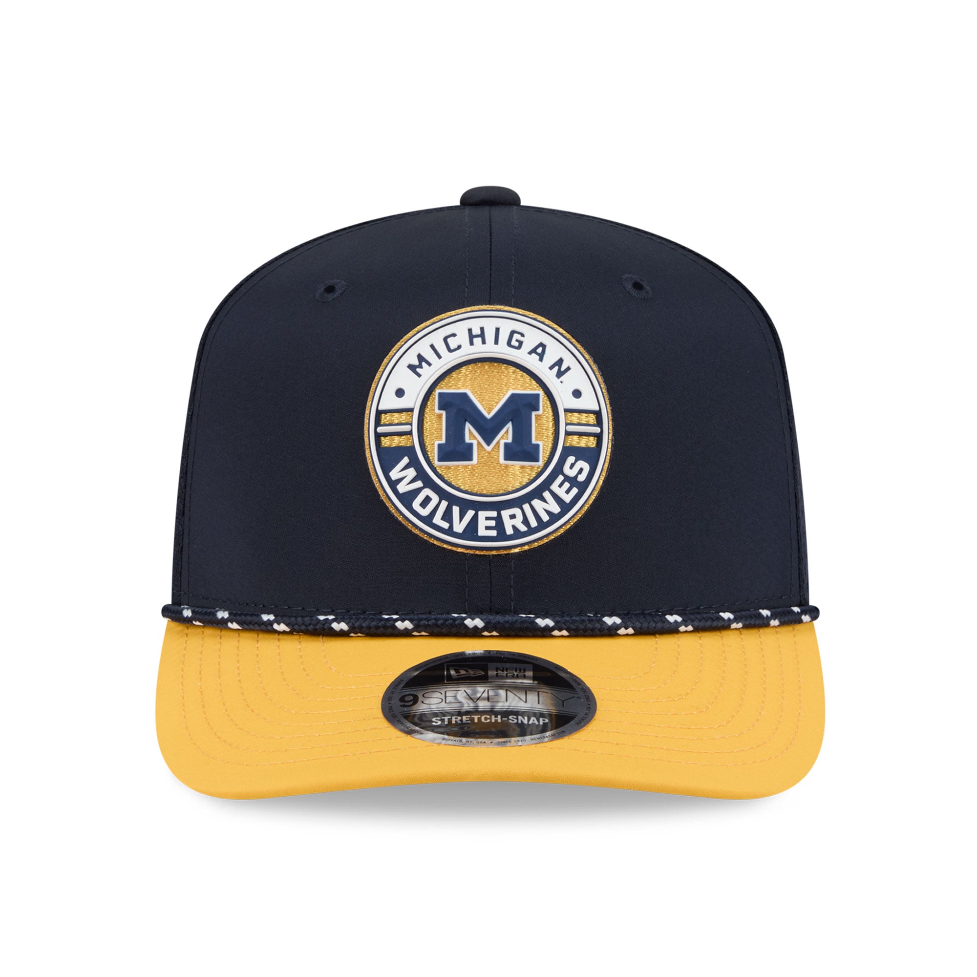 Men's New Era Navy Michigan Wolverines Rope 9SEVENTY Adjustable Hat