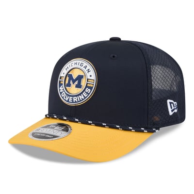  Michigan Wolverines New Era Rope 9SEVENTY Adjustable Hat - Navy