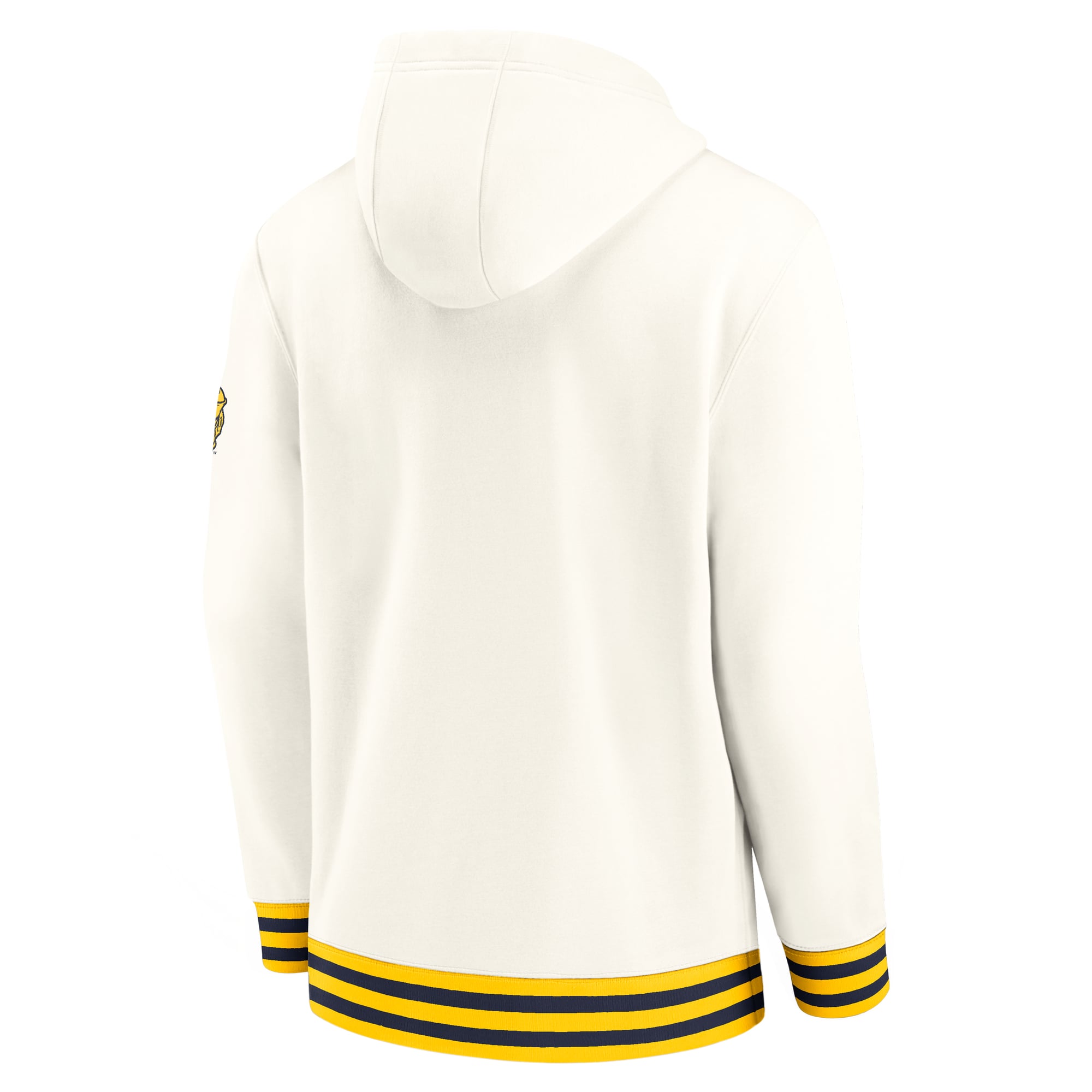 Men's Nike  Cream Michigan Wolverines Legacy Retro Pullover Hoodie