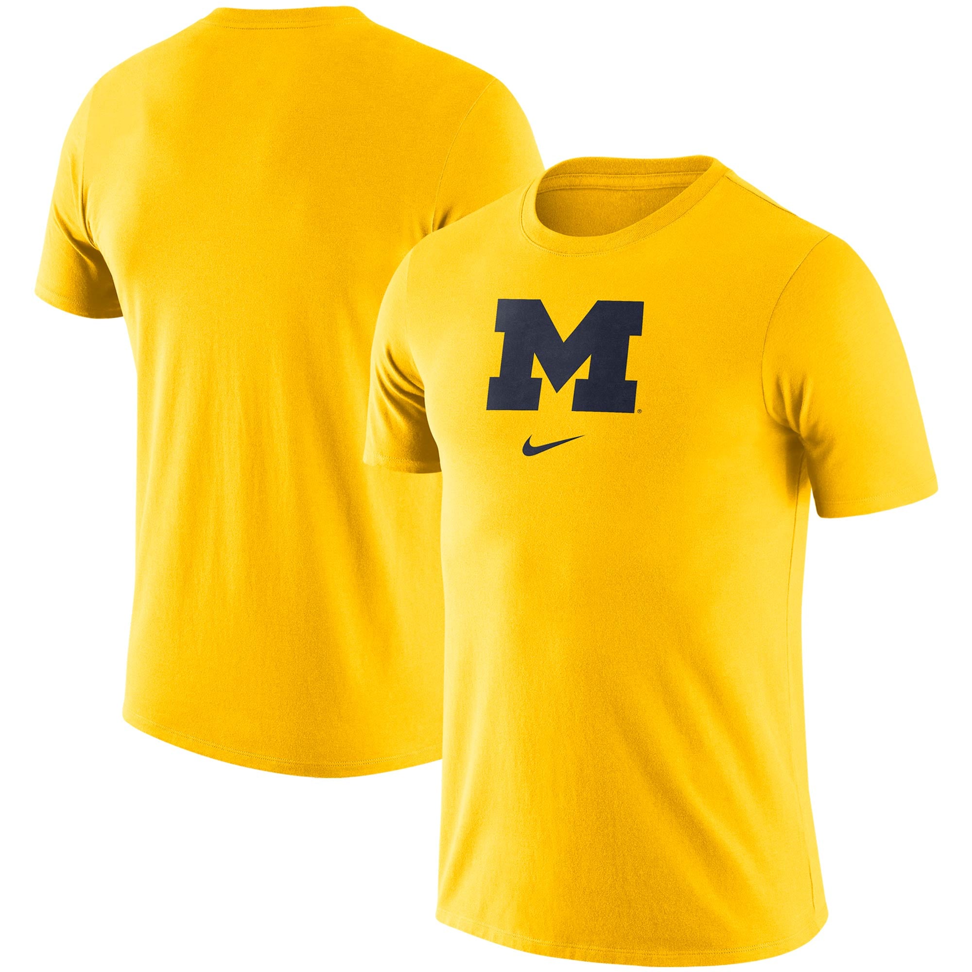 Michigan Wolverines Nike Essential Logo T-Shirt - Maize