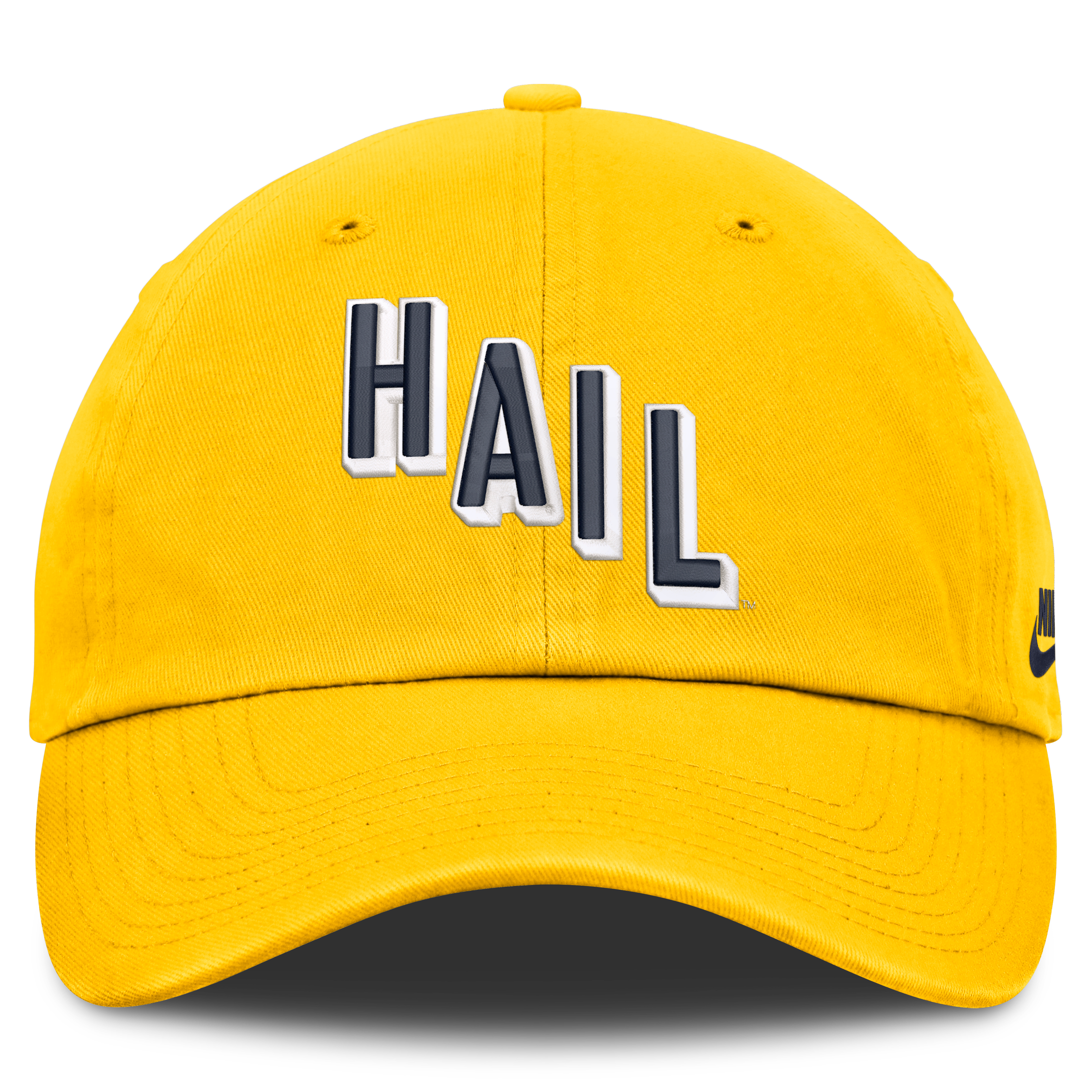 Casquette ajustable Nike Maize Michigan Wolverines Legacy Letter & Mascot Club pour homme