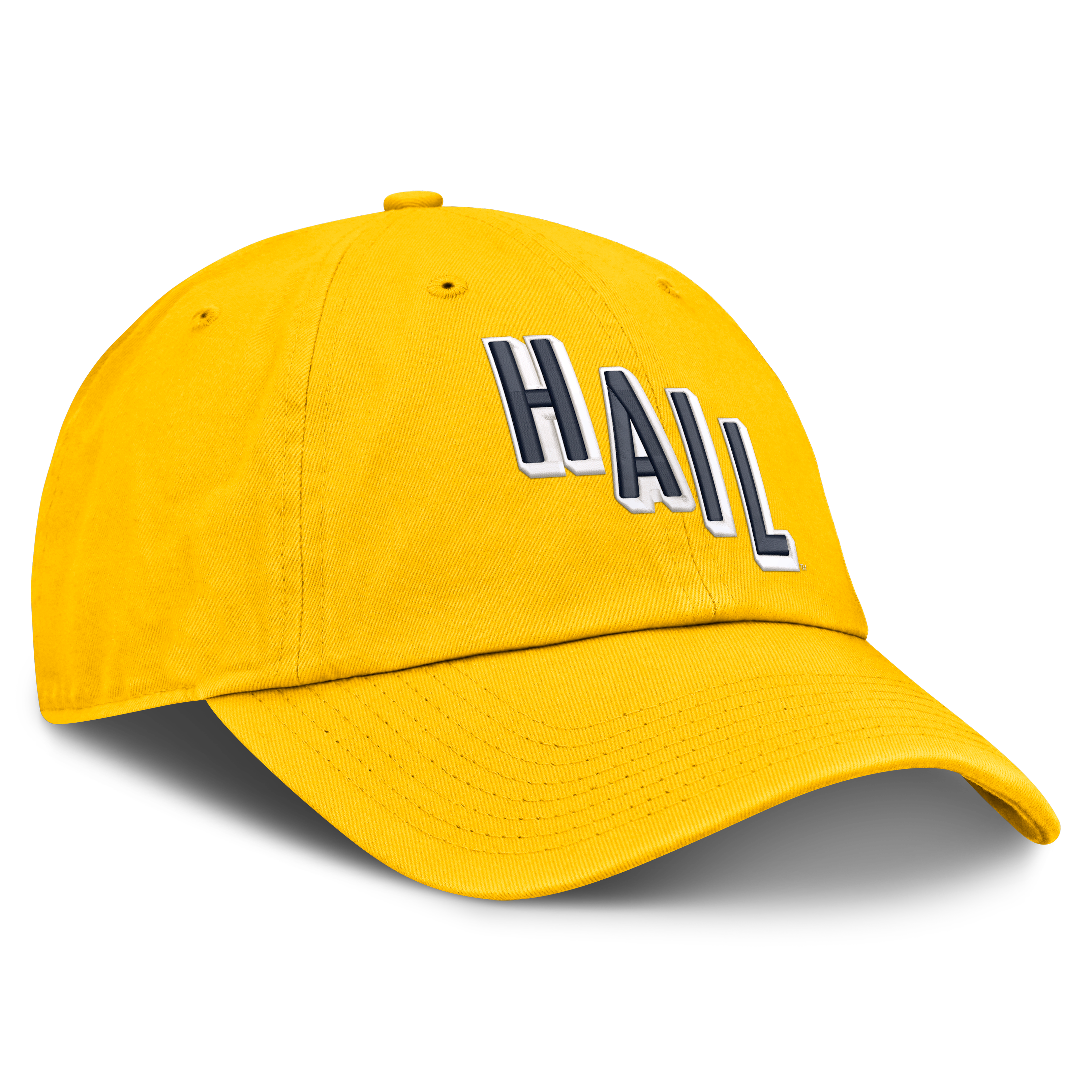 Casquette ajustable Nike Maize Michigan Wolverines Legacy Letter & Mascot Club pour homme