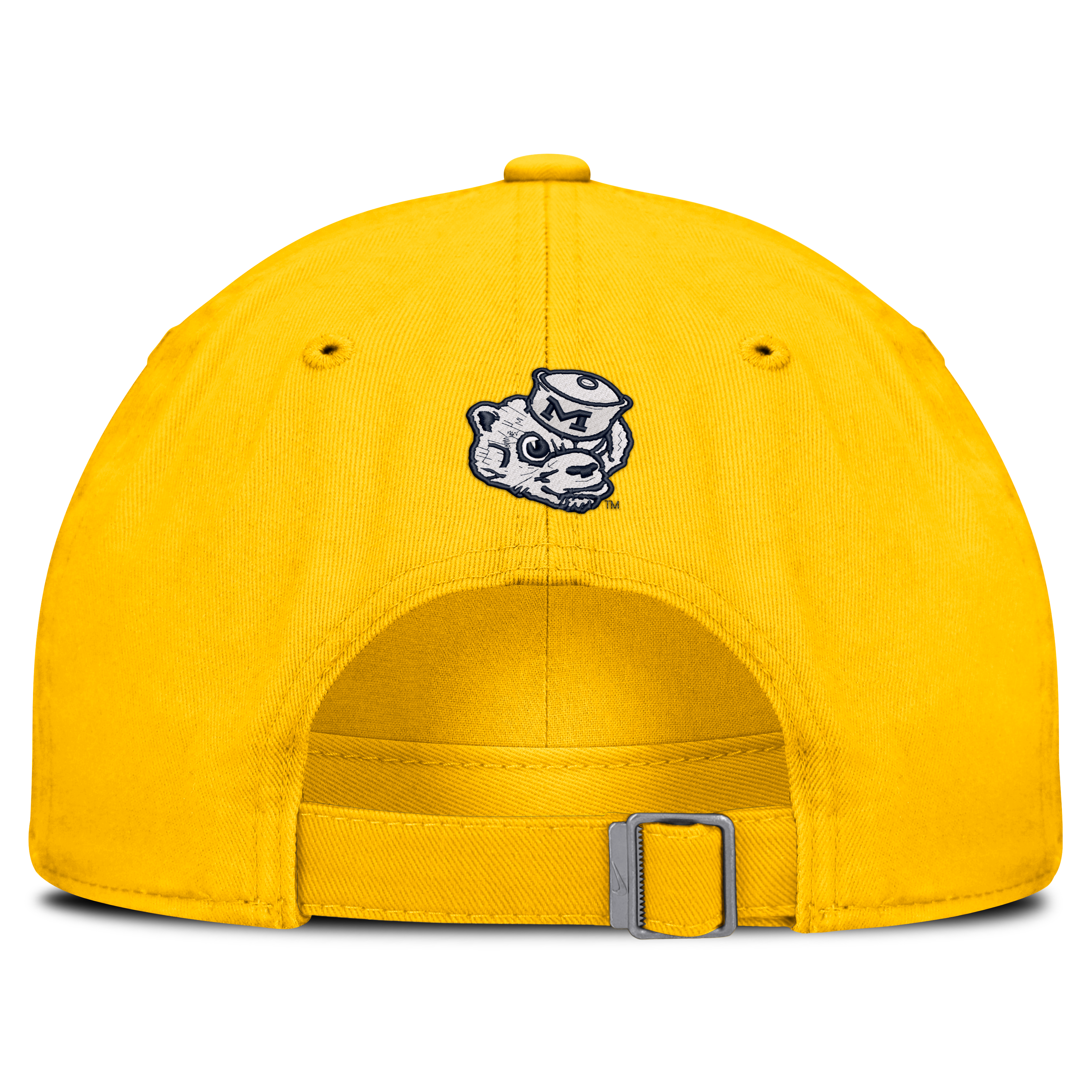 Casquette ajustable Nike Maize Michigan Wolverines Legacy Letter & Mascot Club pour homme