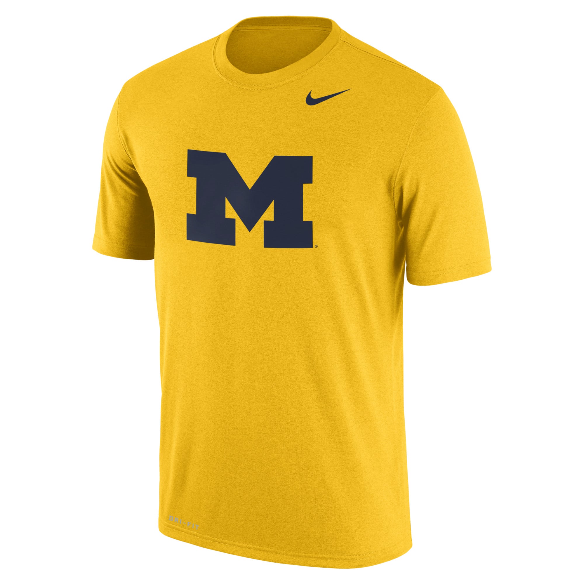 Men's Nike Maize Michigan Wolverines Logo Legend Performance T-Shirt
