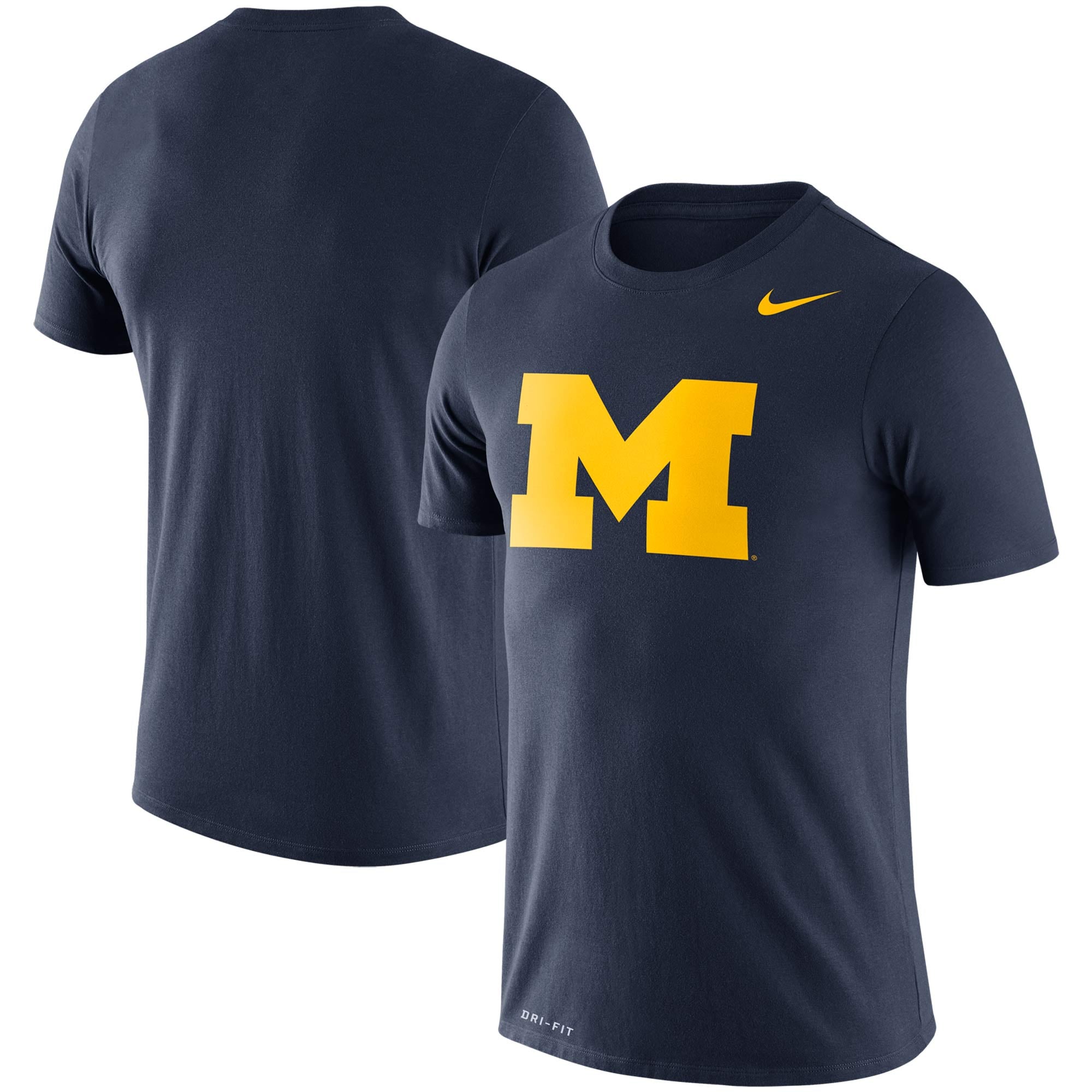 Men's Nike Navy Michigan Wolverines Legend Logo Performance T-Shirt