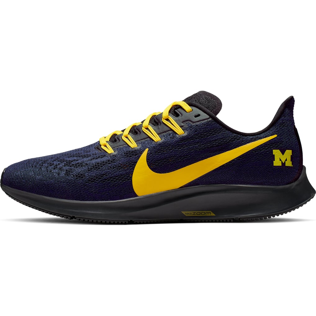 Nike Navy and Gold Athletic Shoes Unisex Nike Navy West Virginia Mountaineers Zoom Pegasus 41  main image 3