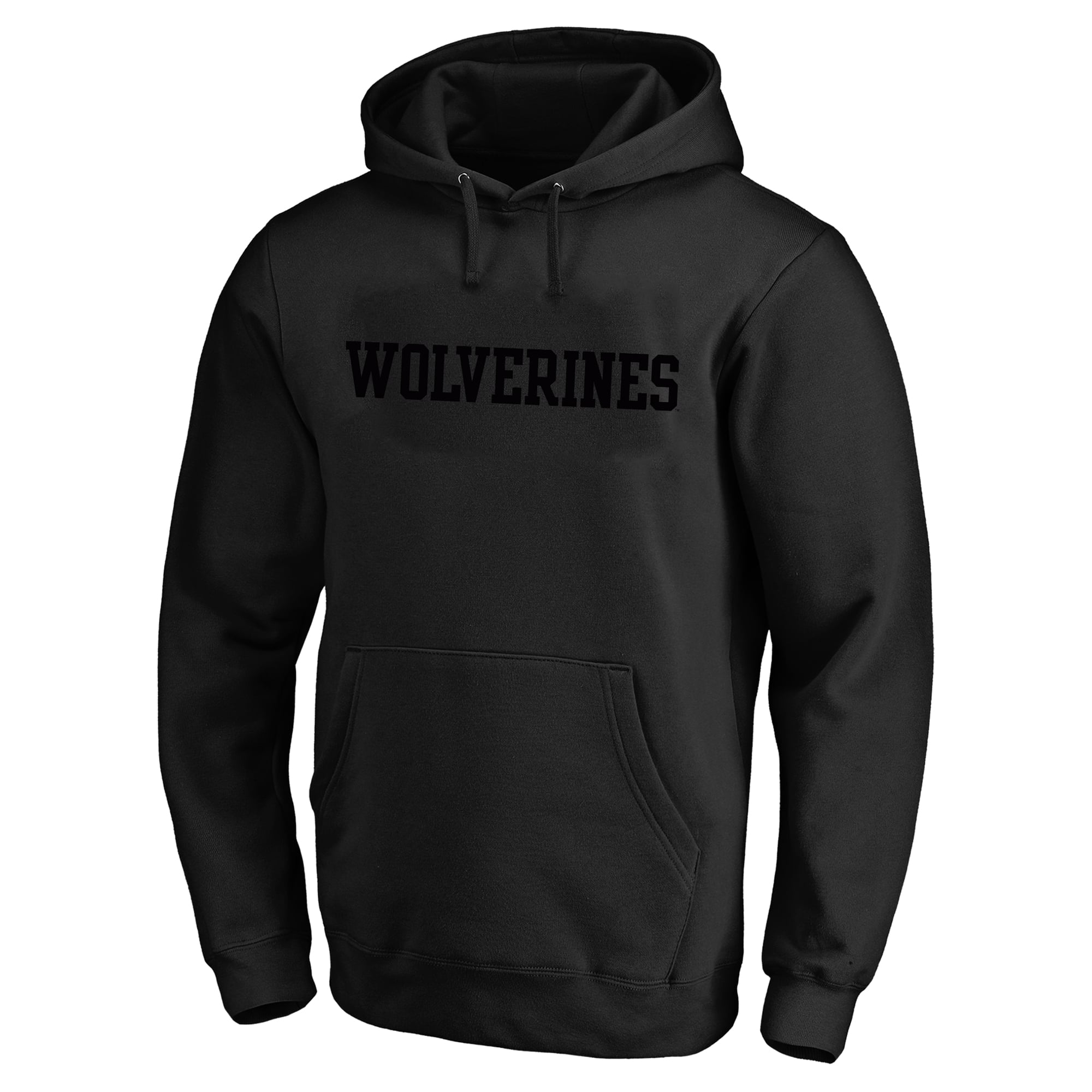 Men's Profile Black Michigan Wolverines Tonal Hoodie