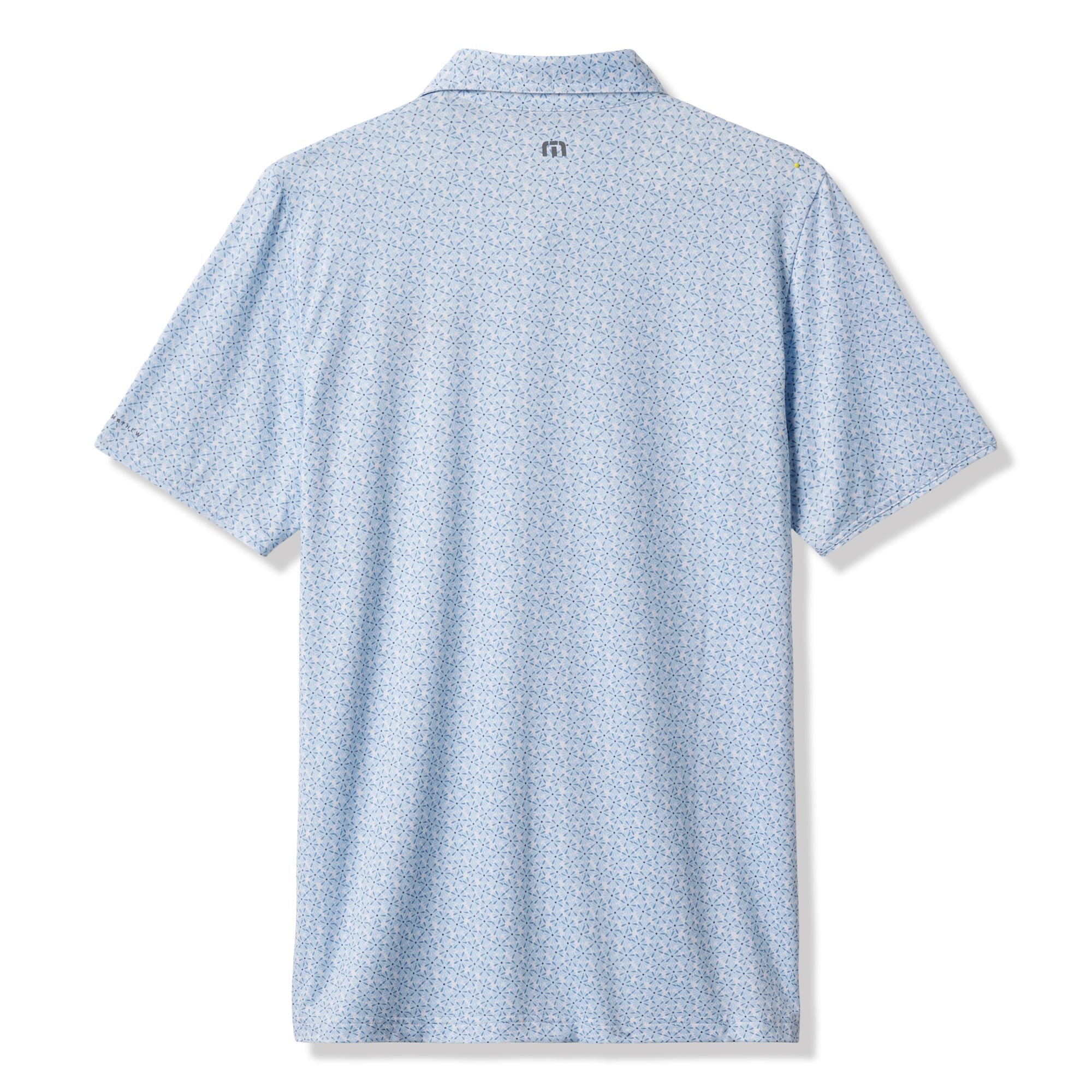 Polo TravisMathew blanc/bleu Michigan Wolverines College Bound pour homme