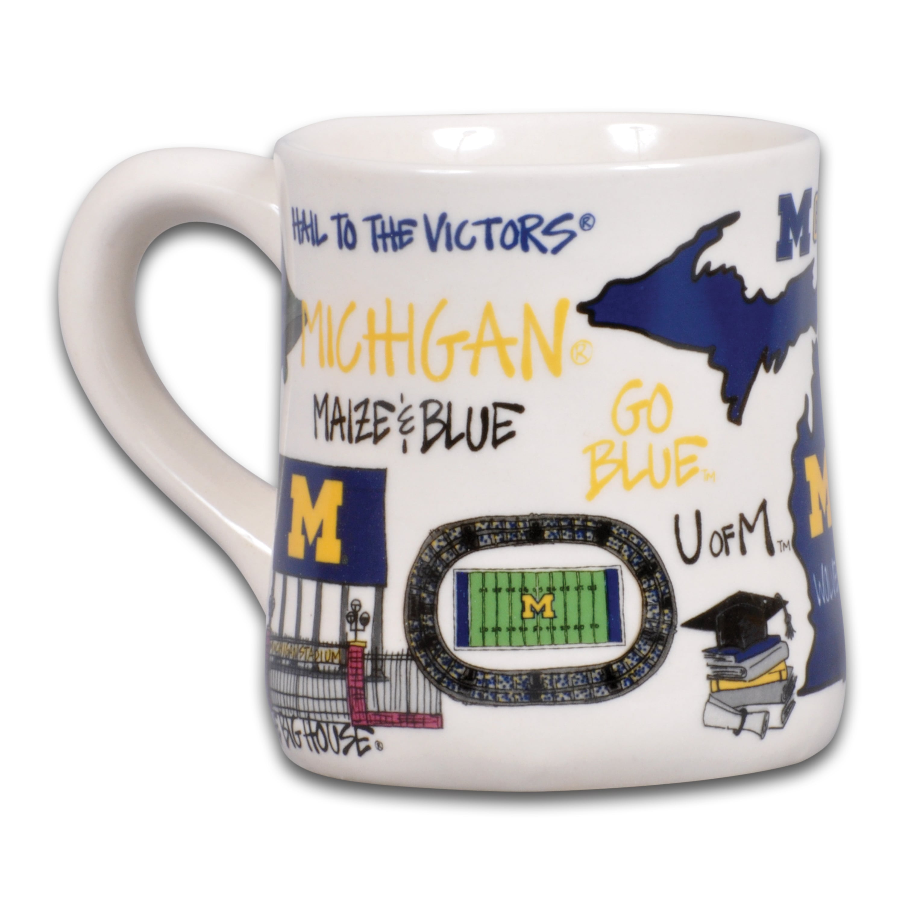 MAG MICH NONE 16 OZ NEW HOMETOWN MUG CUPMUGCER