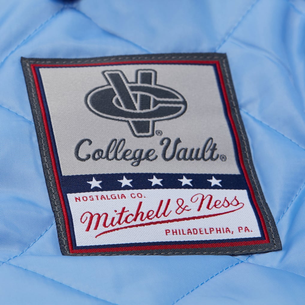 Michigan Wolverines 1950 Navy Vintage Football Satin Full-Snap Jacket