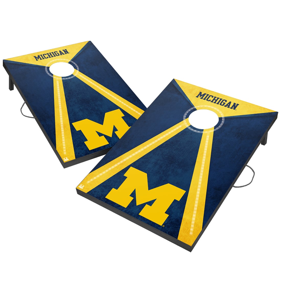 Michigan Wolverines 2' x 3' LED Cornhole Board Set